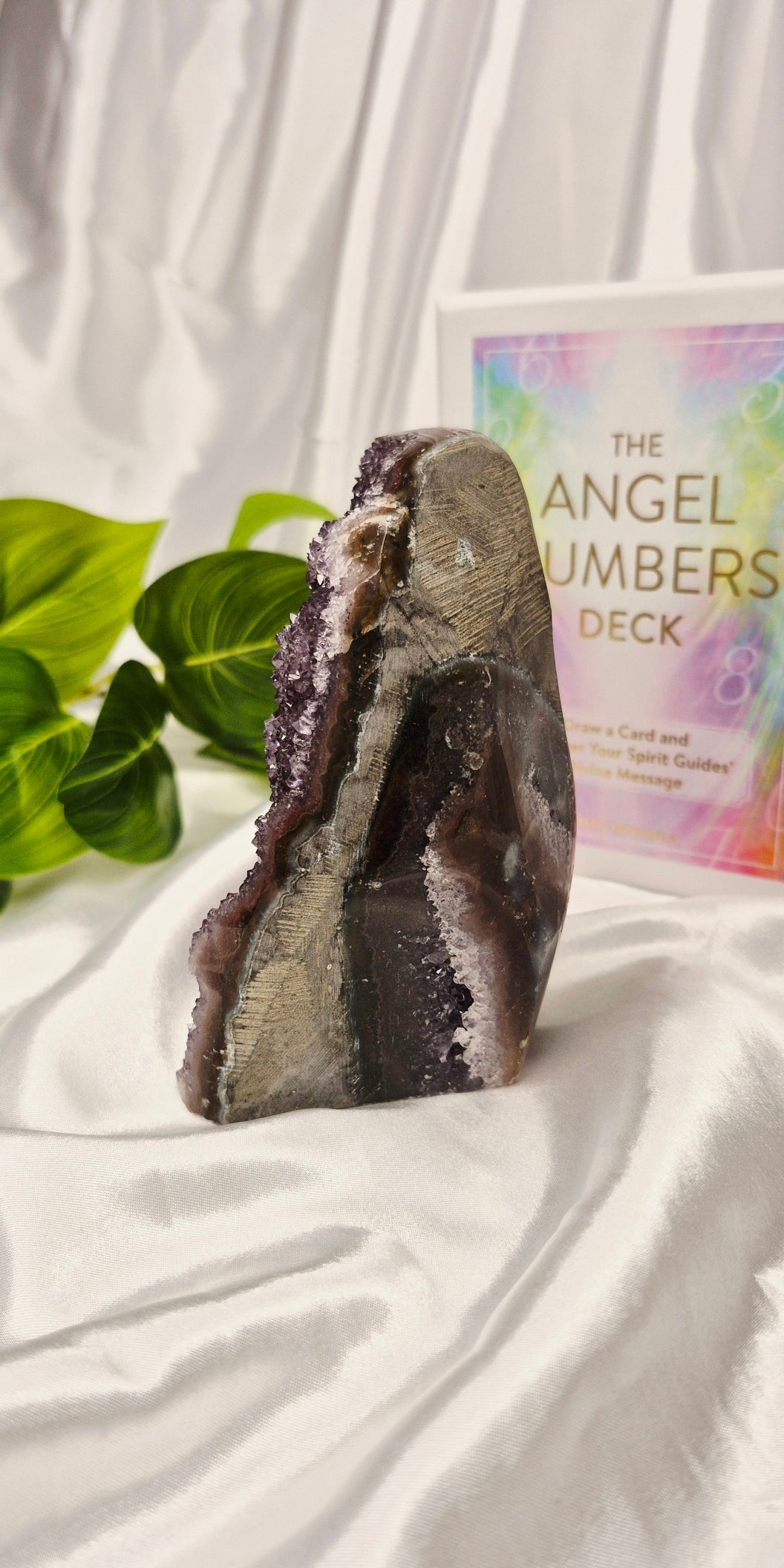 Rainbow Amethyst Cut Base Free Form #A2