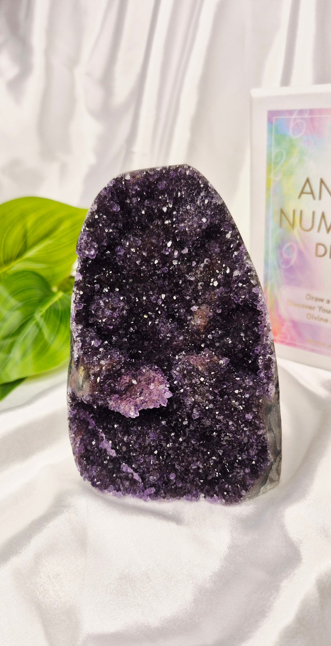 A Grade Rainbow Amethyst Cut Base Freeform #A3