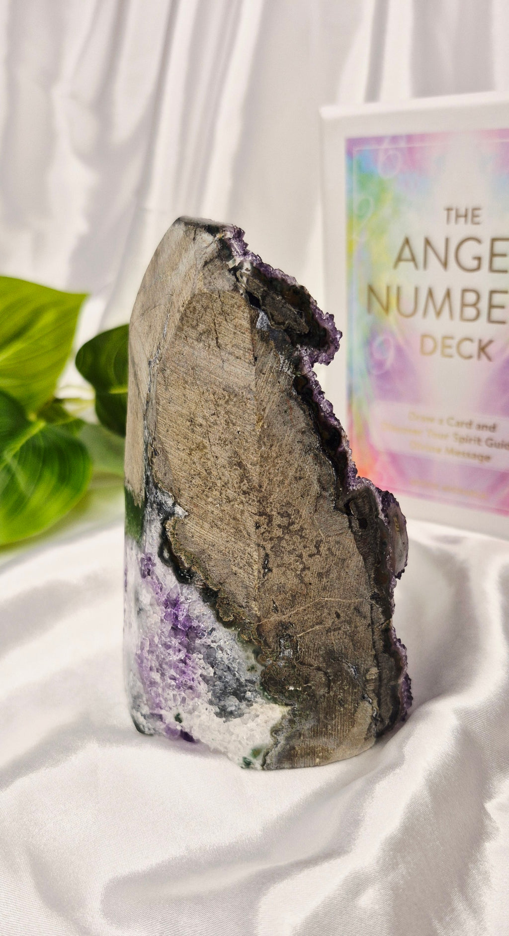 A Grade Rainbow Amethyst Cut Base Freeform #A3