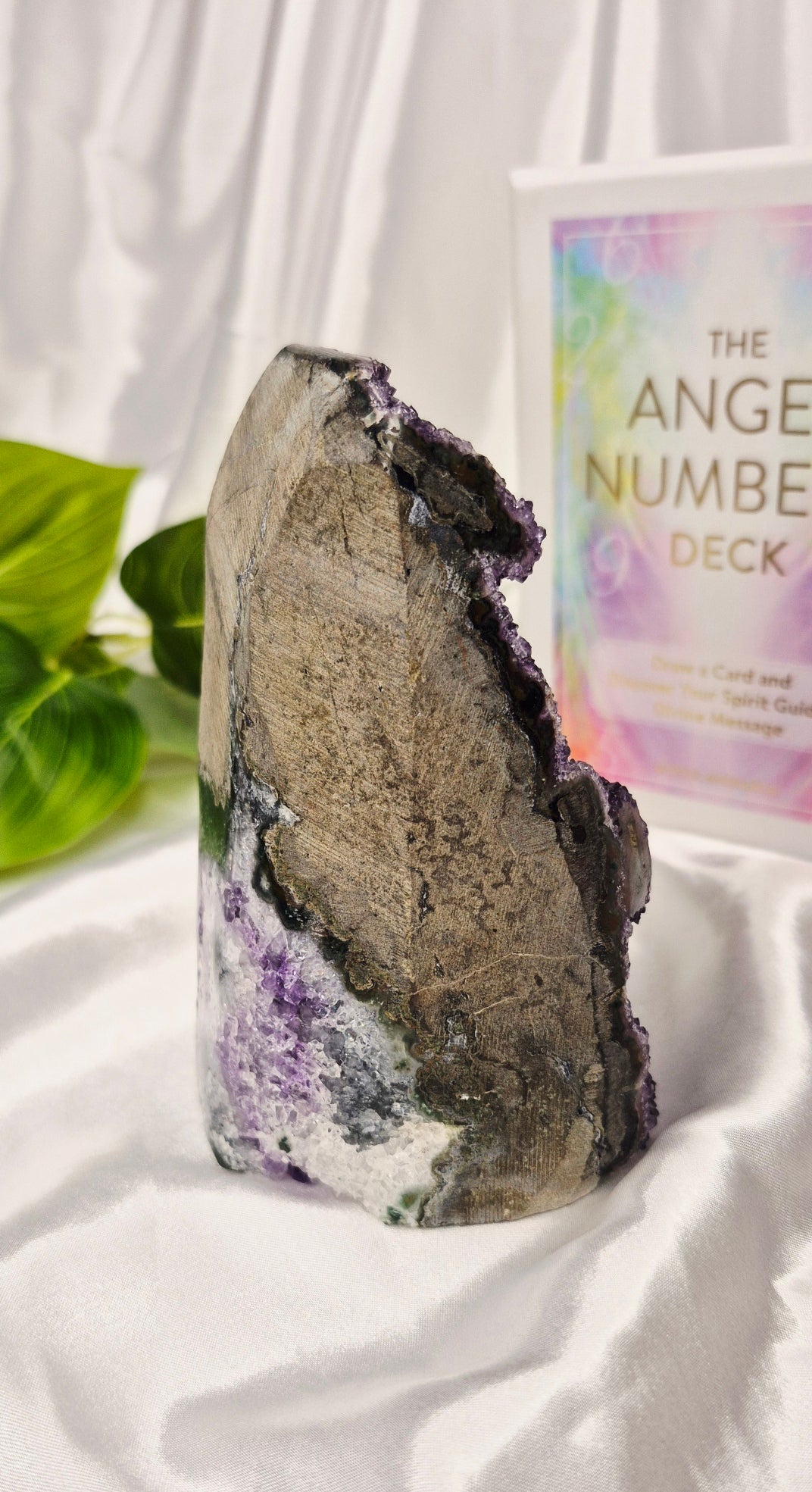 A Grade Rainbow Amethyst Cut Base Freeform #A3