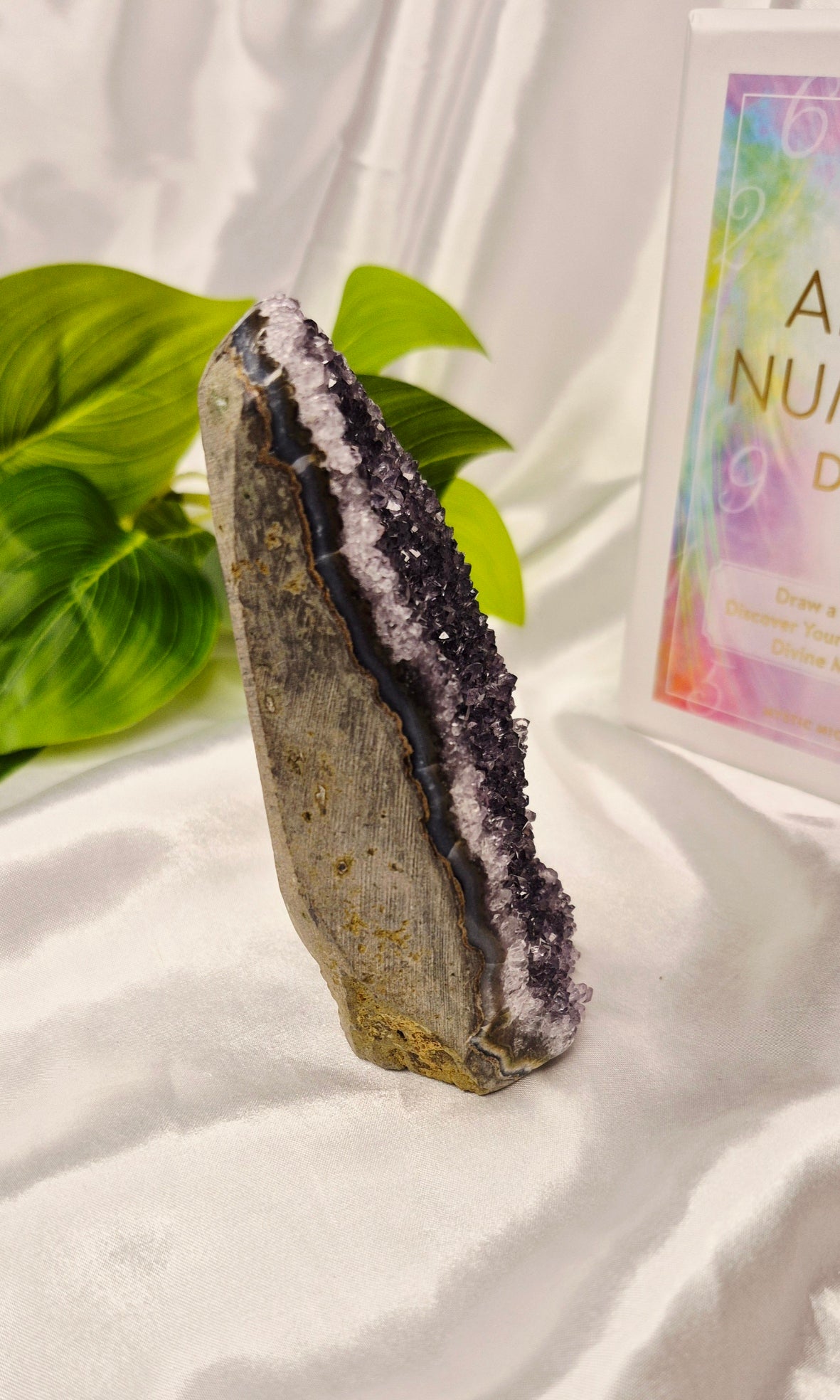 Sugar Druzy Amethyst Cut Base Free form