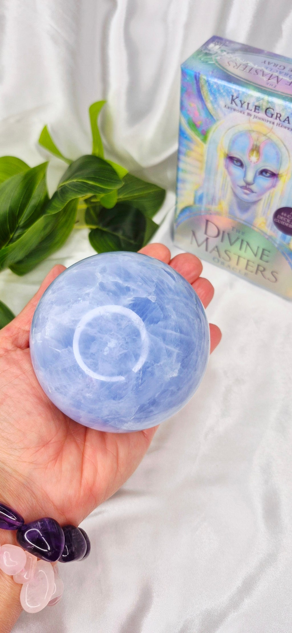 Blue Calcite Sphere #A