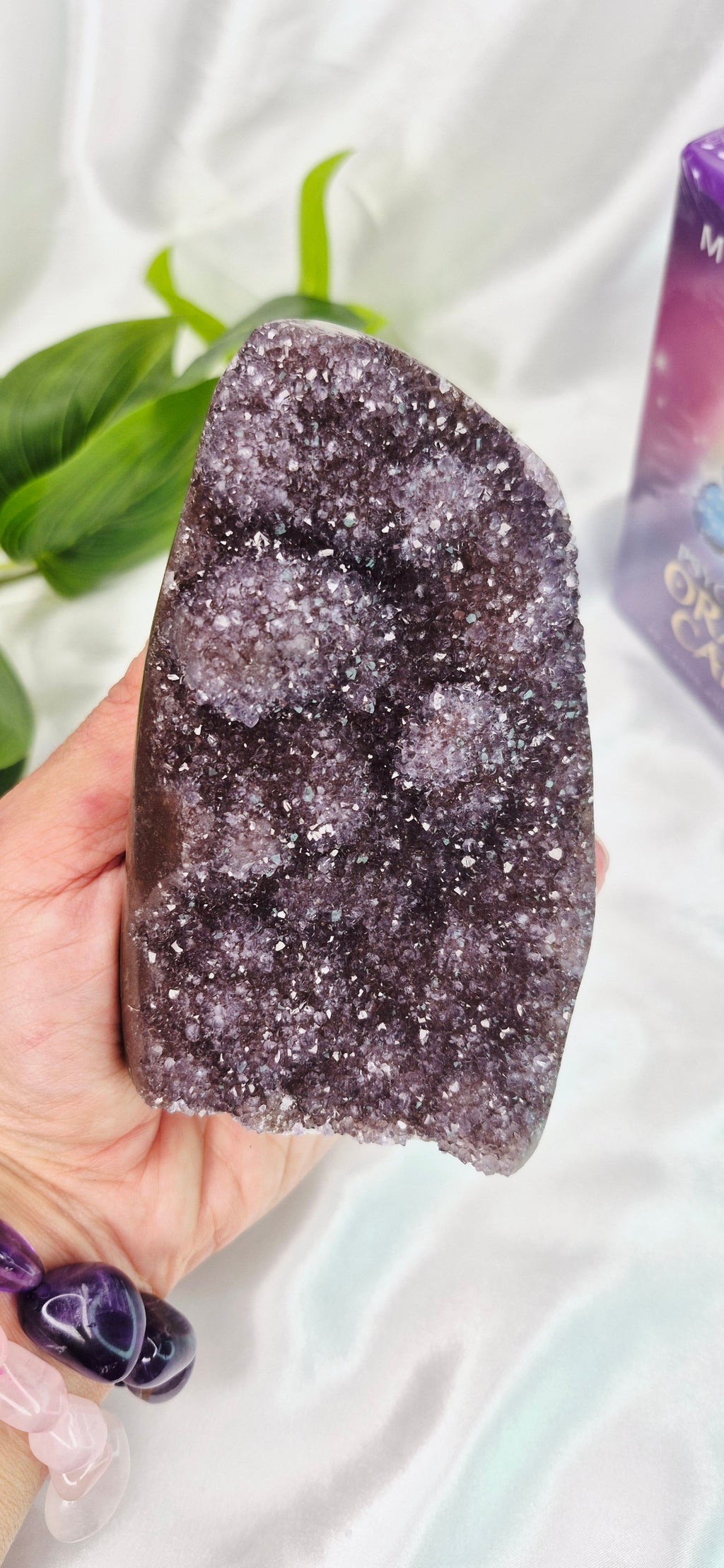 Rainbow Amethyst Cut Base Free Form #A2