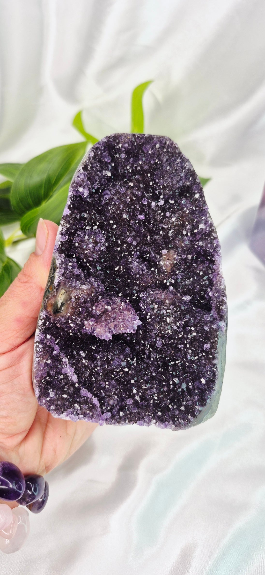 A Grade Rainbow Amethyst Cut Base Freeform #A3