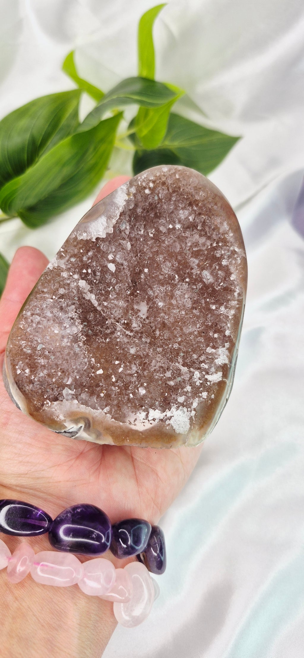 Rainbow Amethyst Cut Base Free Form  #A1