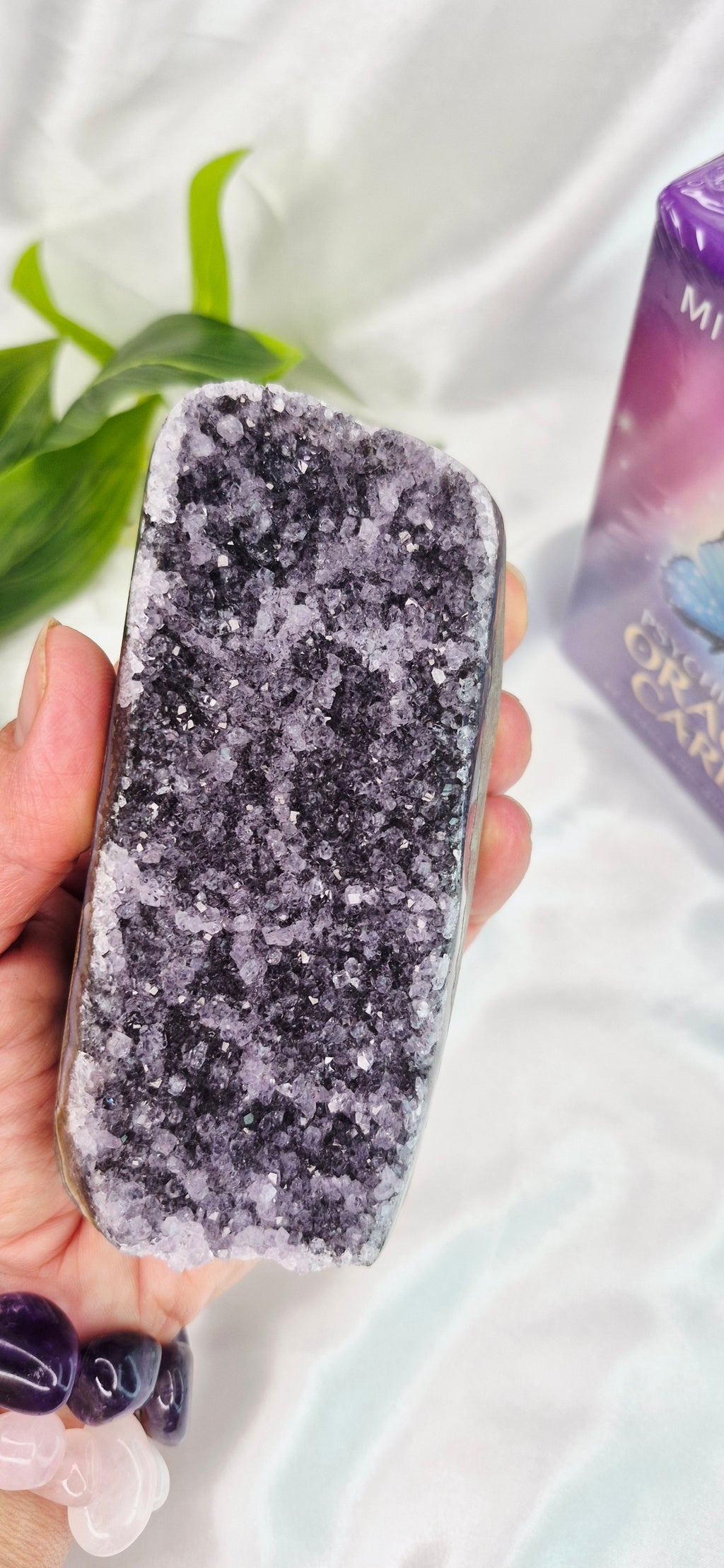 Sugar Druzy Amethyst Cut Base Free form