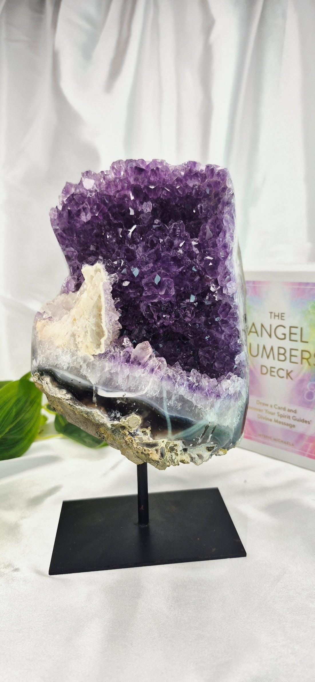 Statement Piece A Grade Amethyst Cluster on Stand