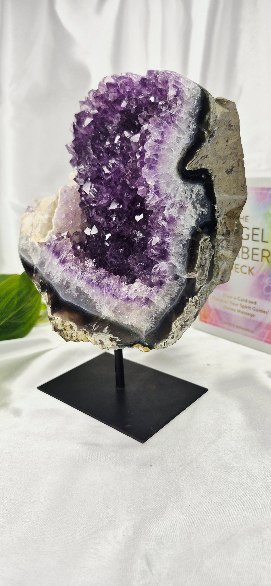 Statement Piece A Grade Amethyst Cluster on Stand