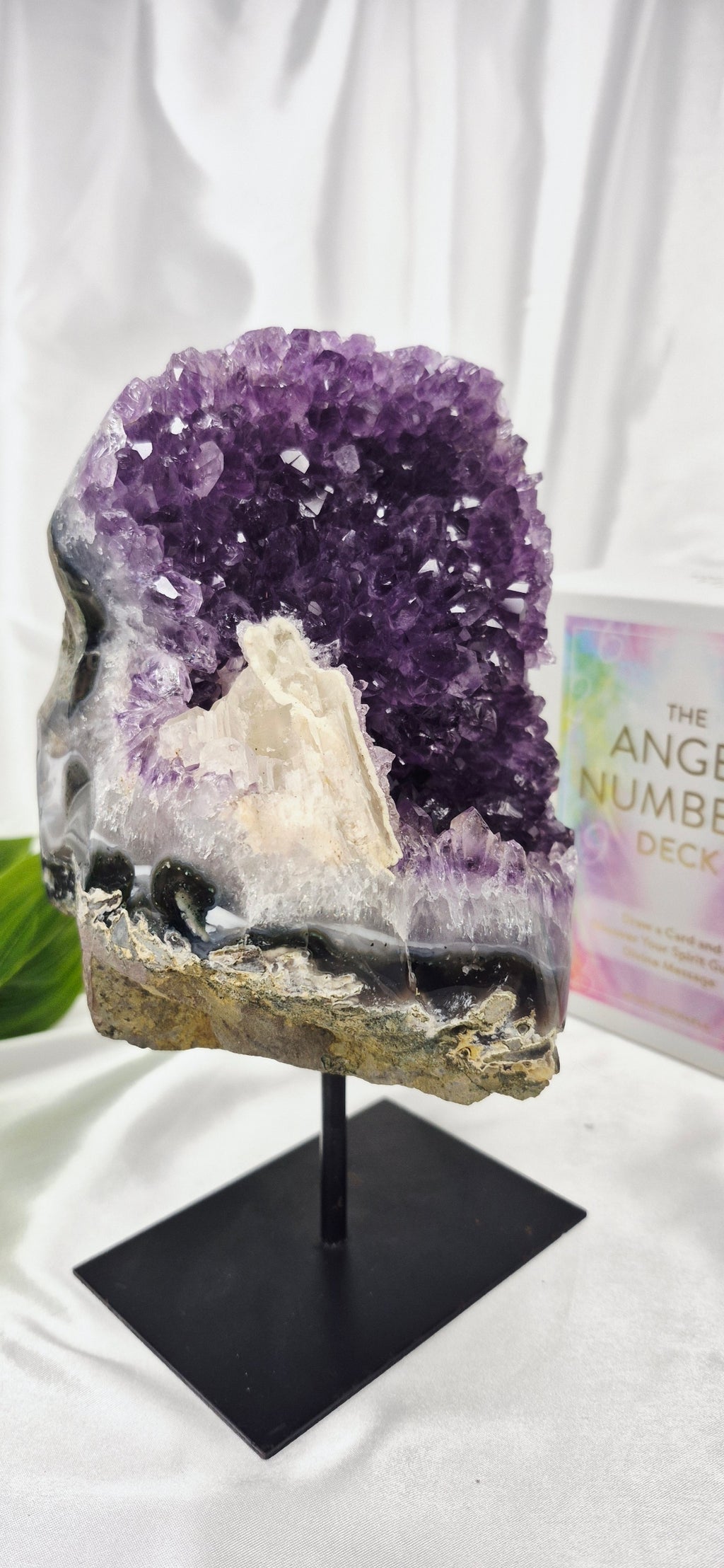 Statement Piece A Grade Amethyst Cluster on Stand