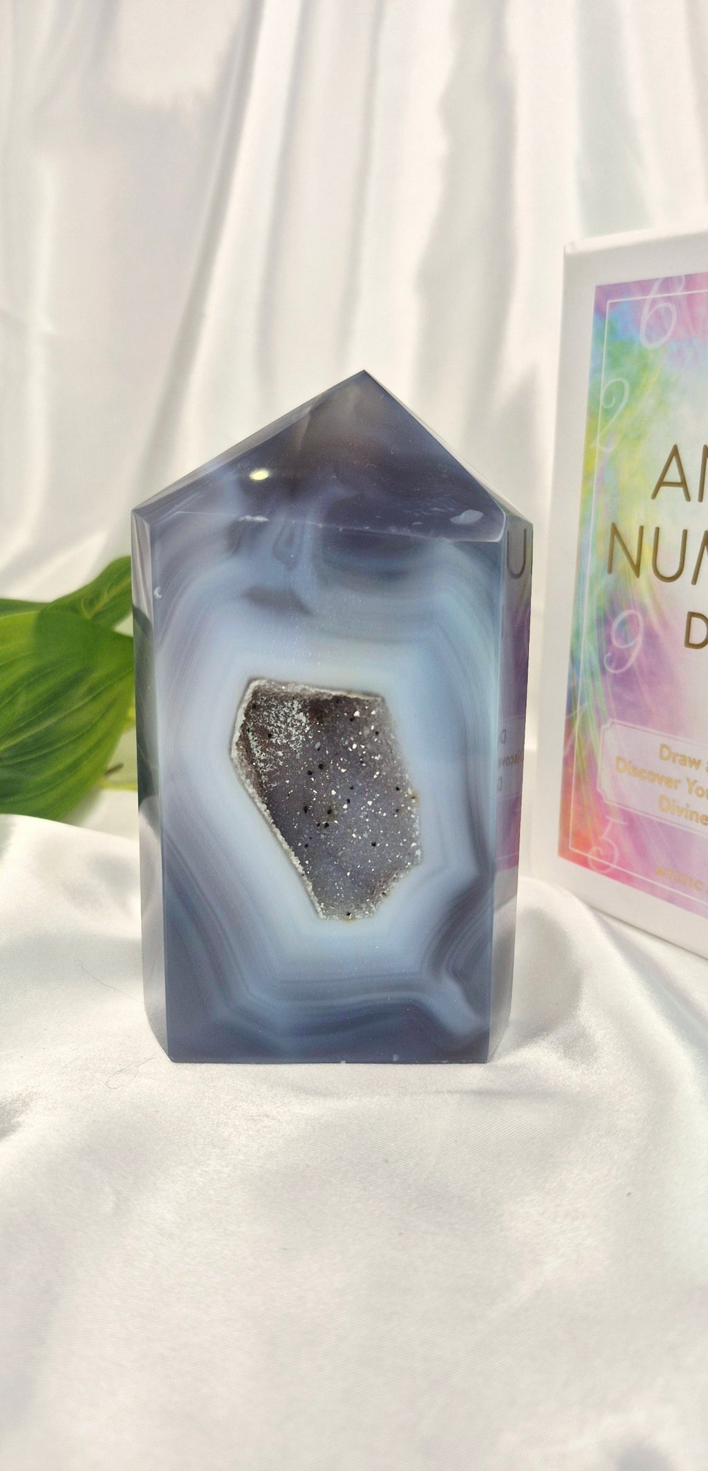 Druzy Agate Geode Polished Points  #C