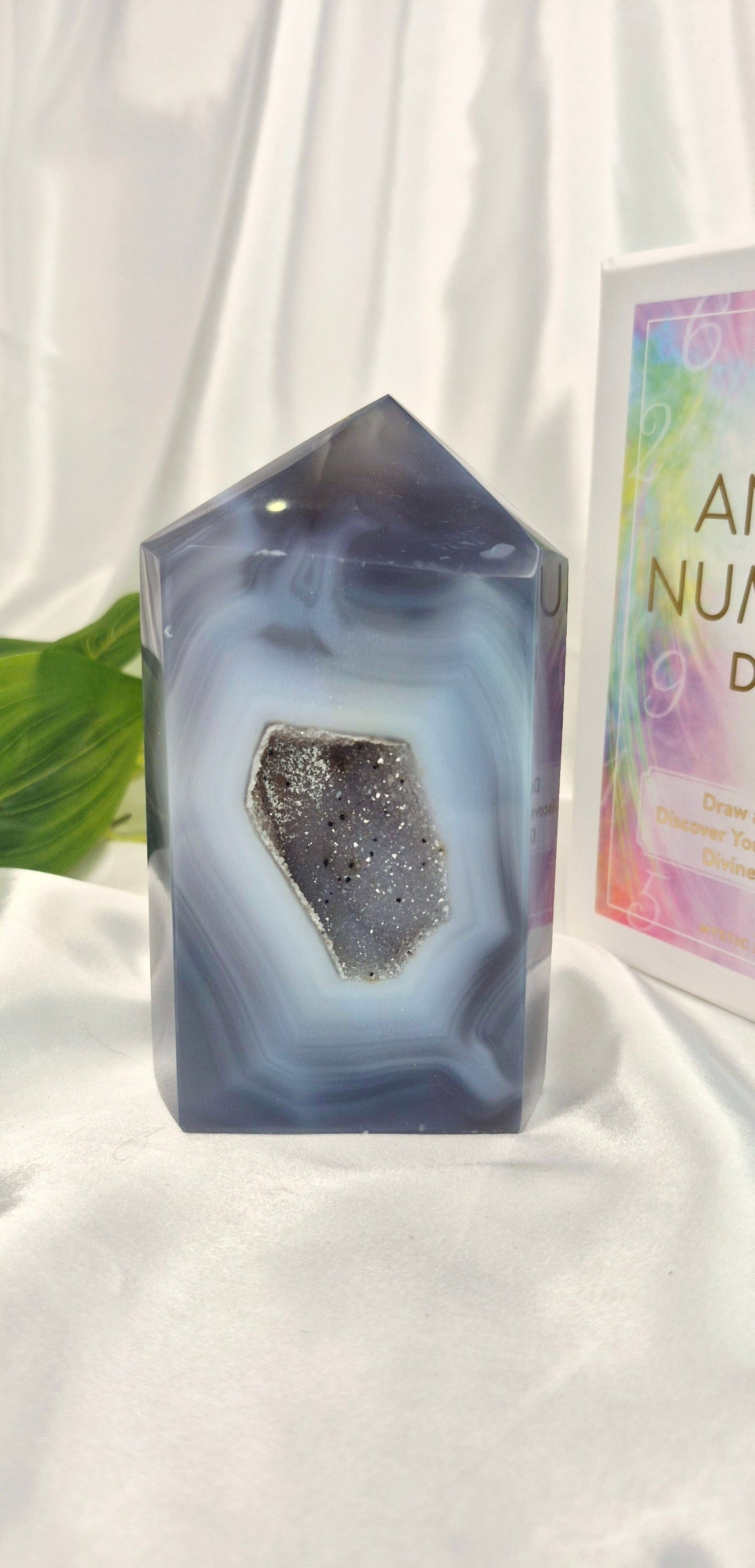 Druzy Agate Geode Polished Points  #C