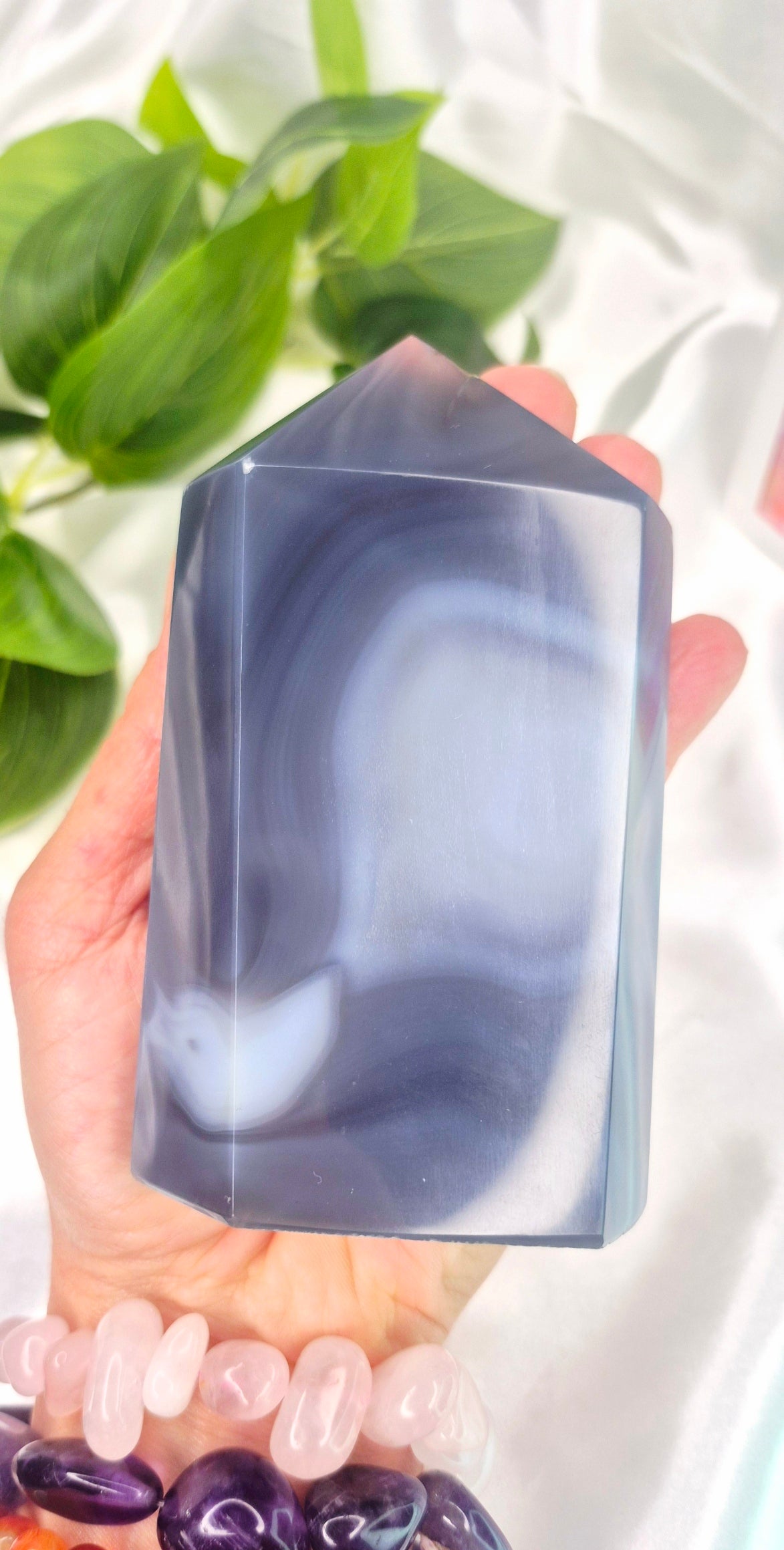 Druzy Agate Geode Polished Points  #C