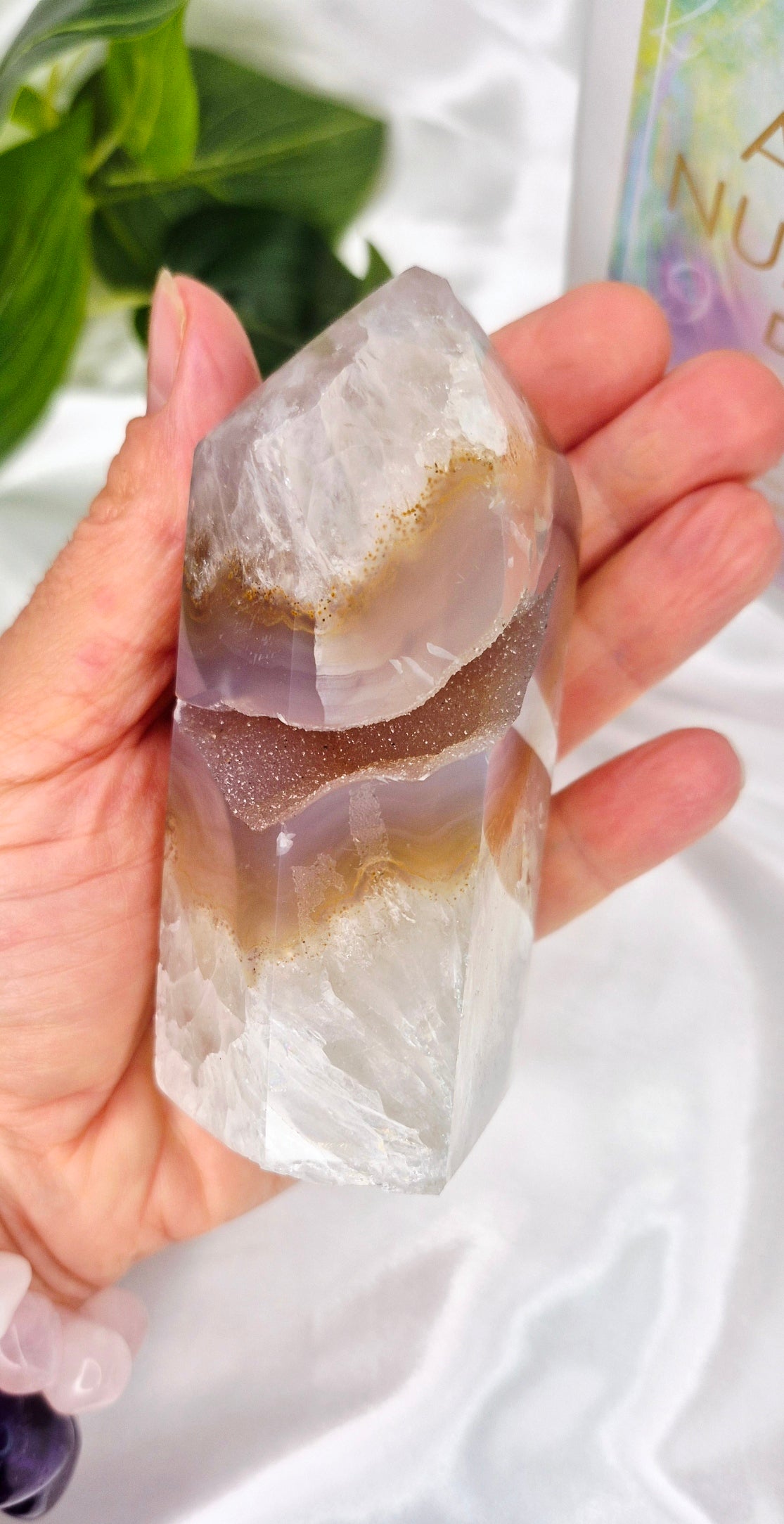 Druzy Agate Geode Polished Points  #D