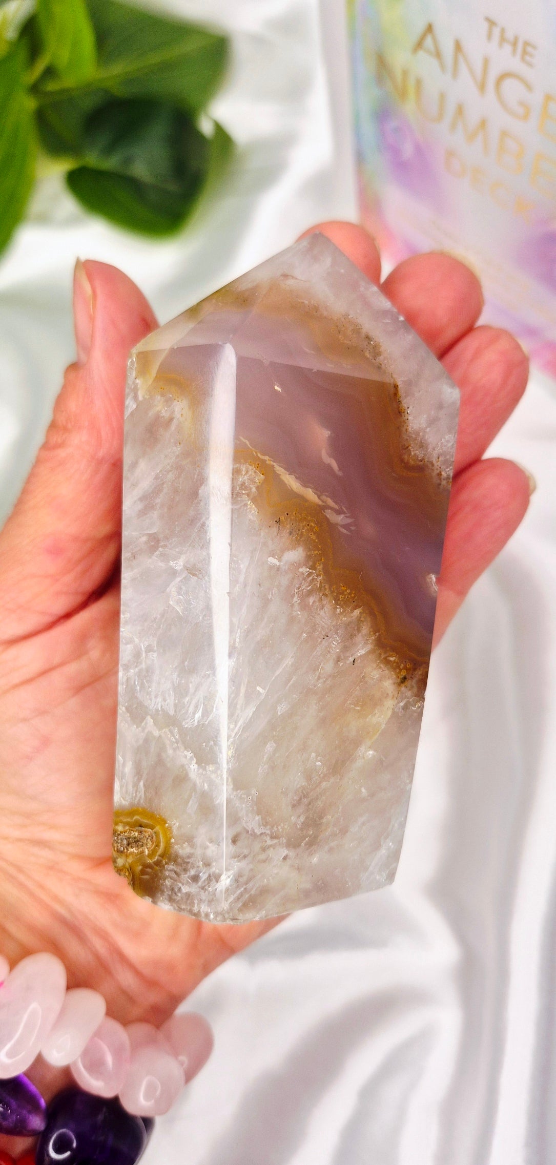 Druzy Agate Geode Polished Points  #D