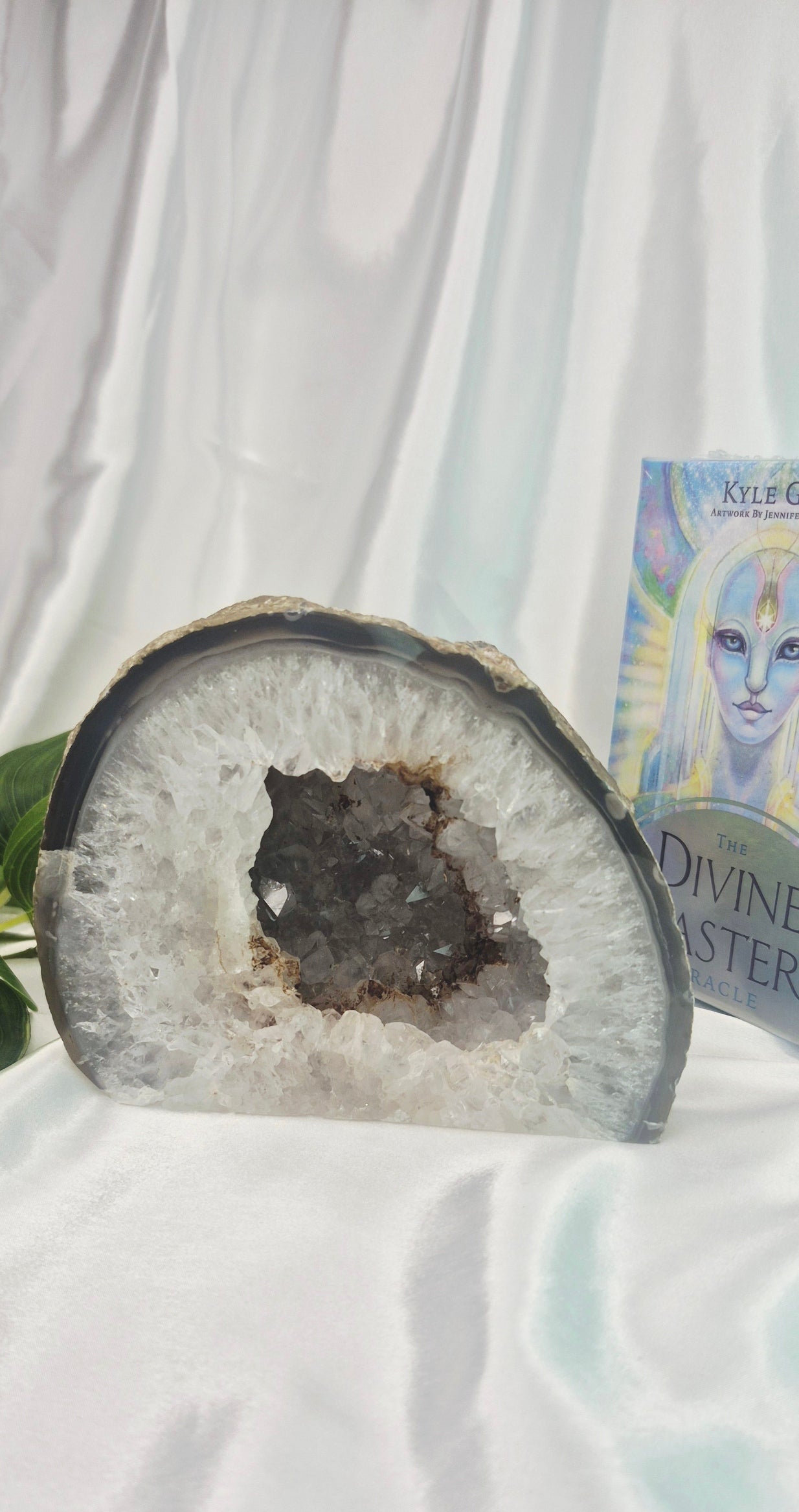 Statement Piece Polished Druzy Agate Geode