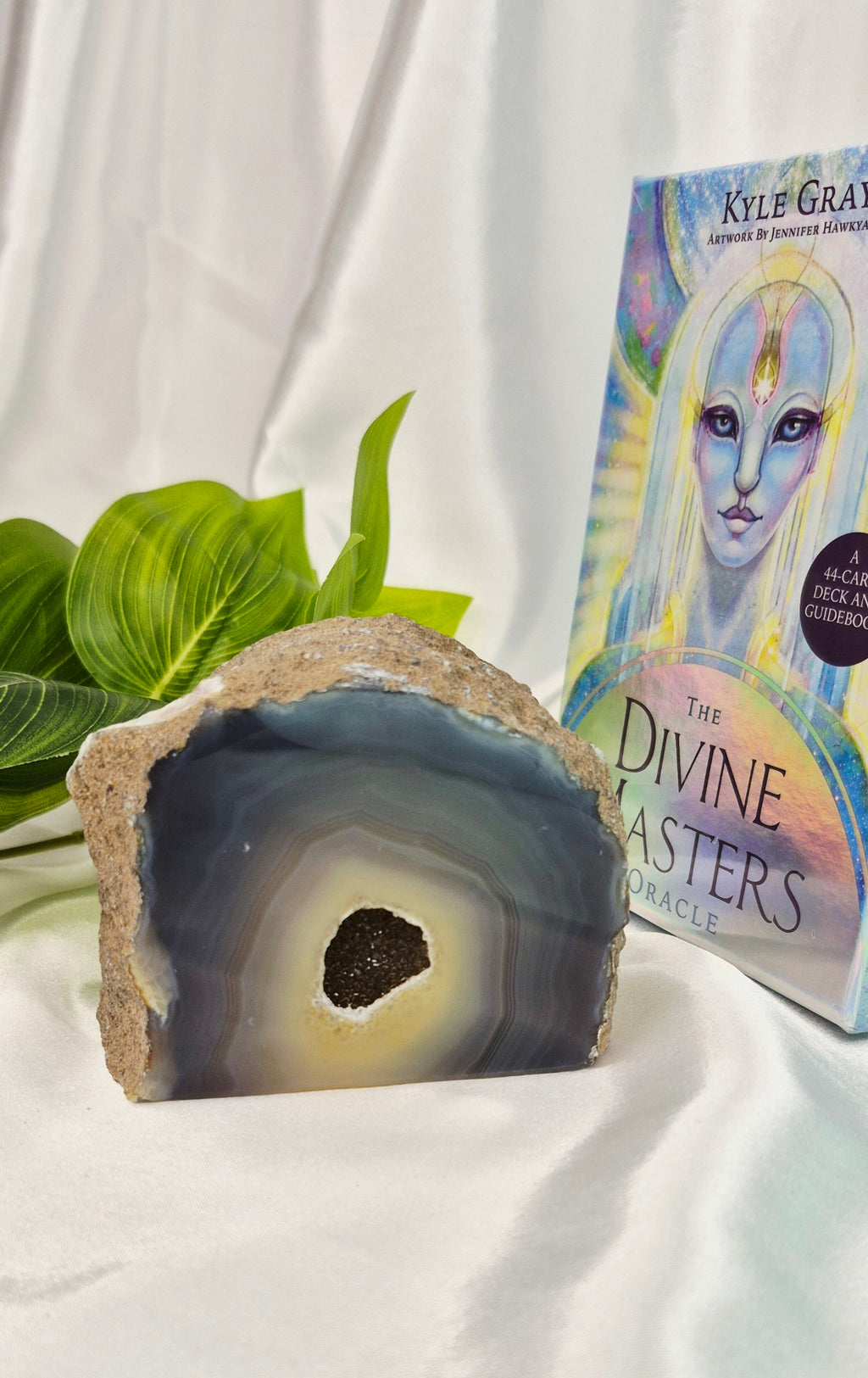 Polished Druzy Agate Geode