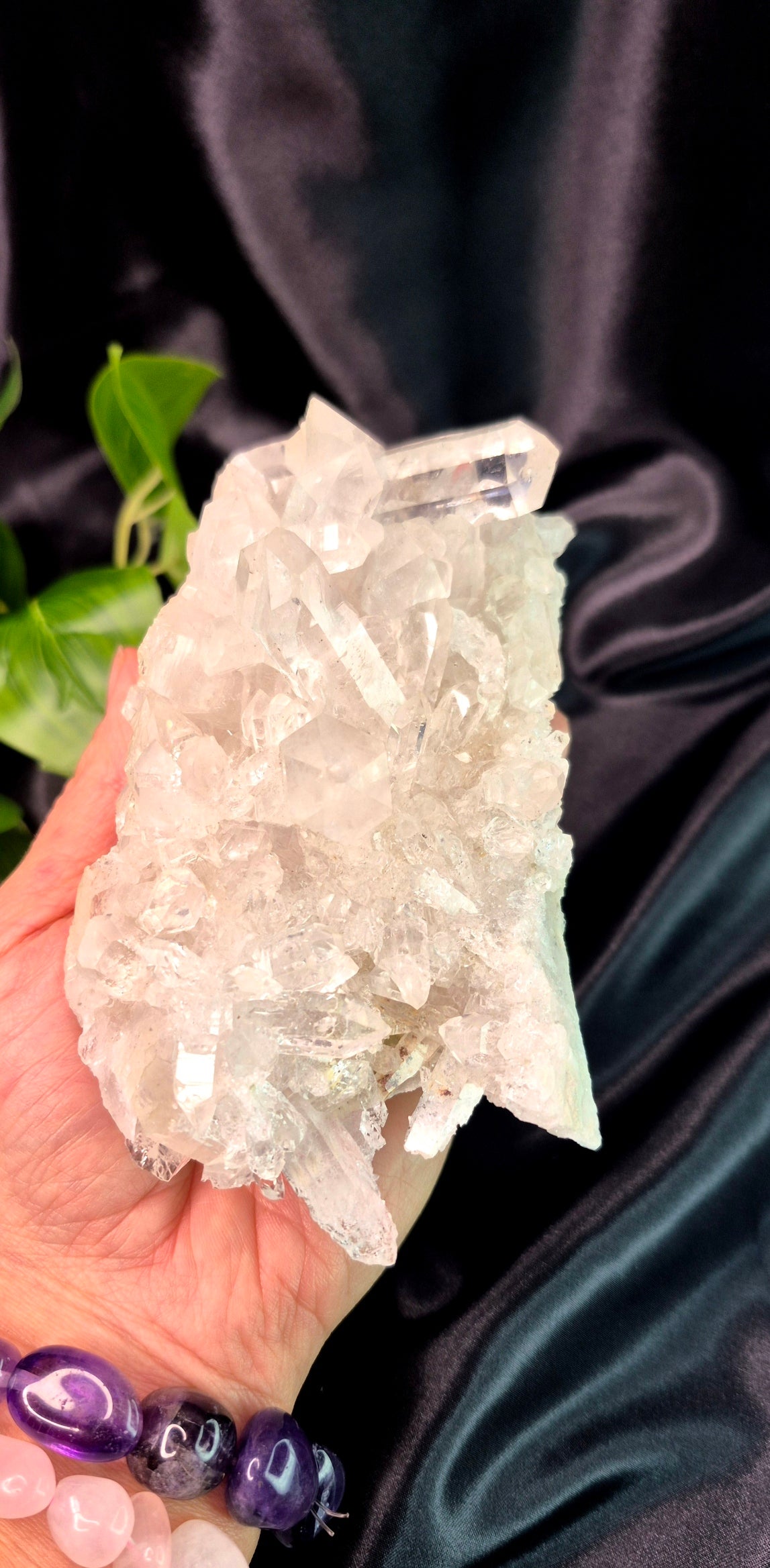 A Grade Clear Quartz Cluster  #B