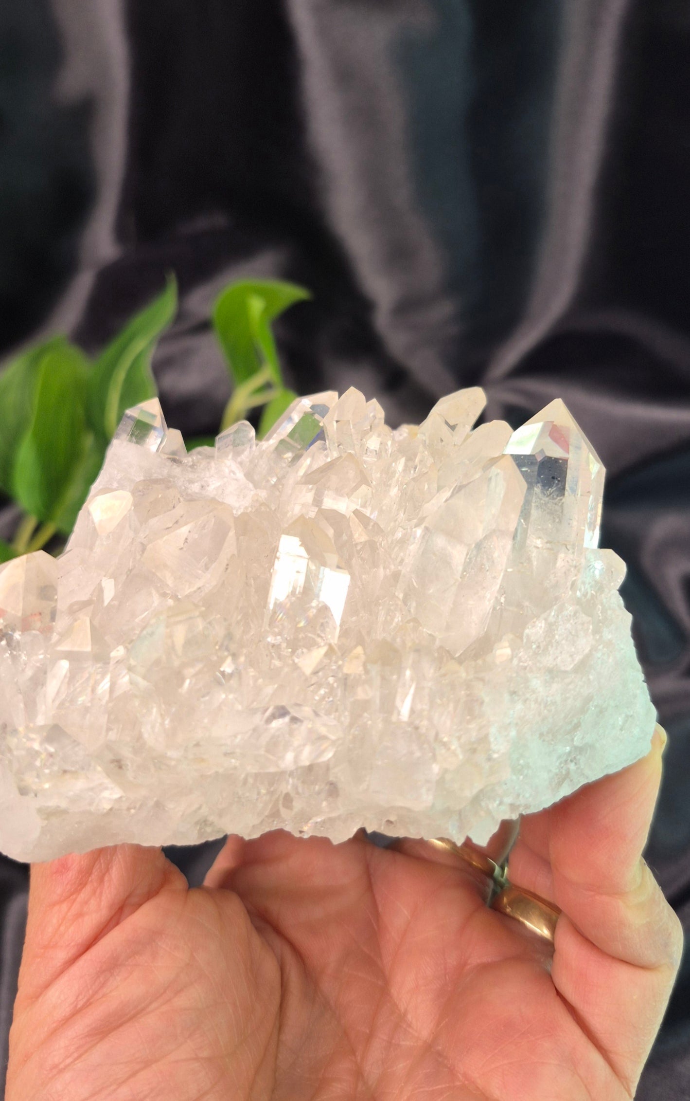 A Grade Clear Quartz Cluster #D