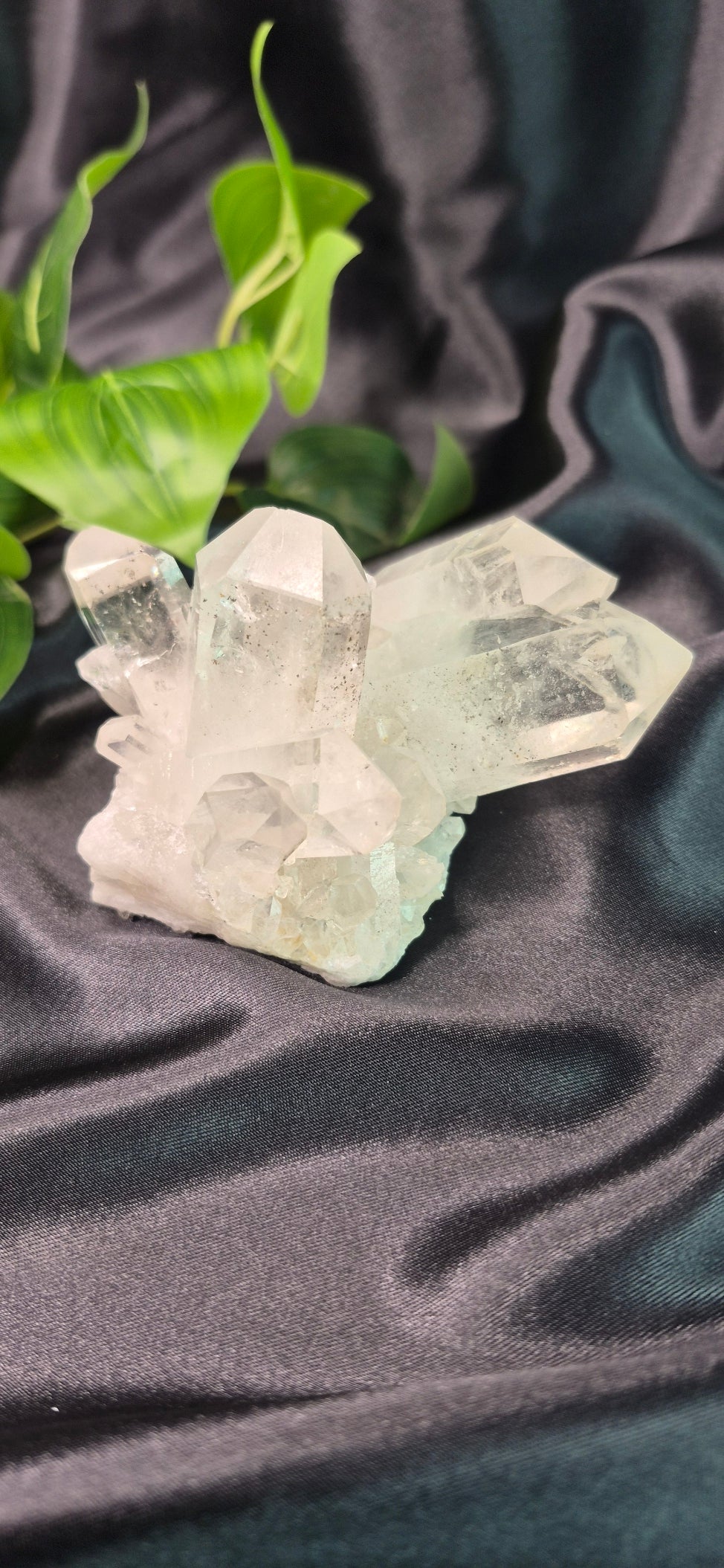 Terminated Clear Quartz Cluster