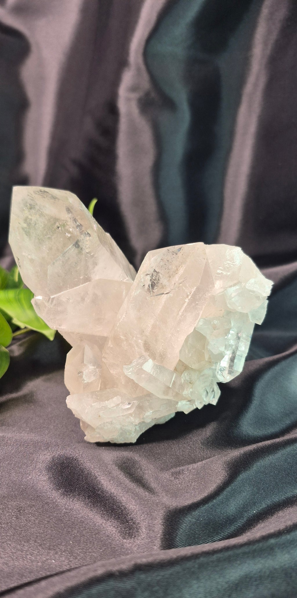 Large Terminated Clear Quartz Cluster