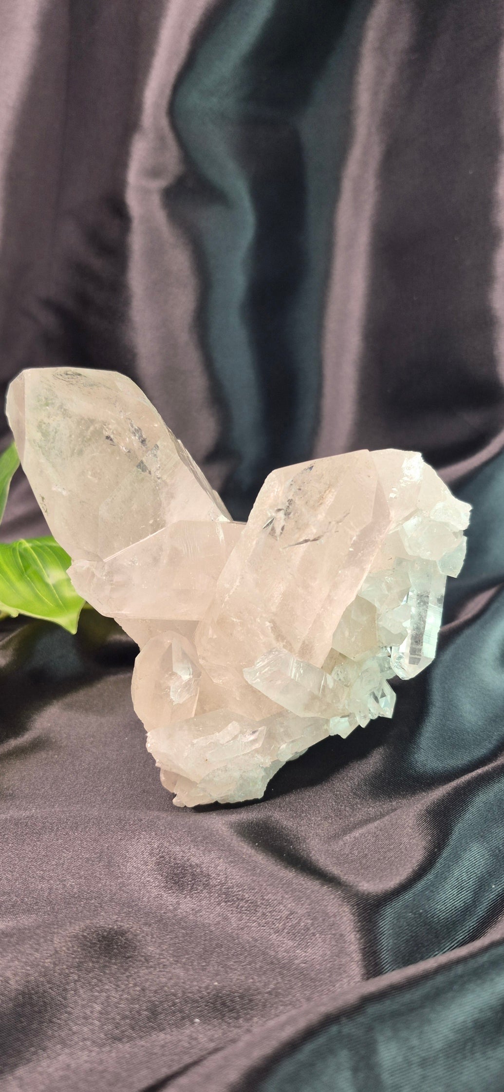 Large Terminated Clear Quartz Cluster
