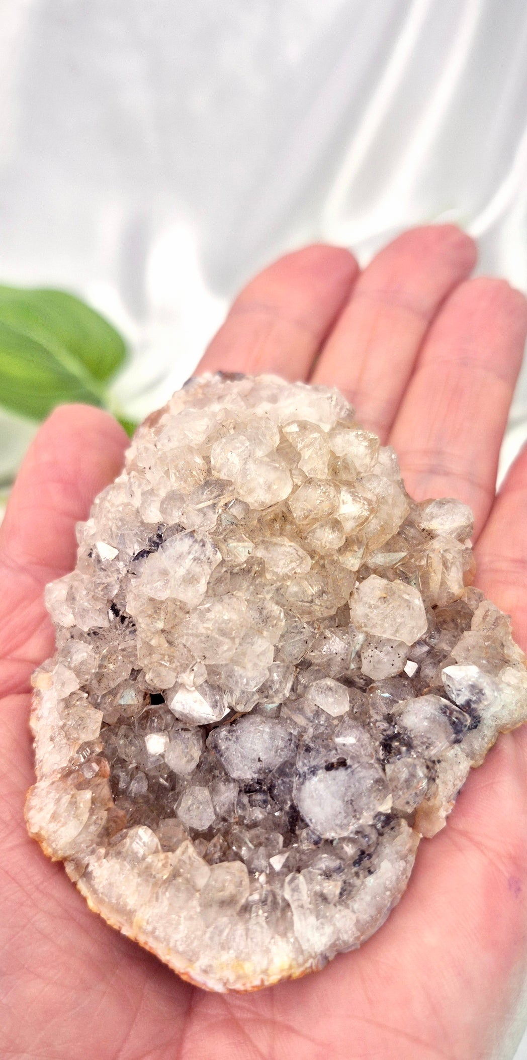 Natural Smokey Quartz Cluster Specimen