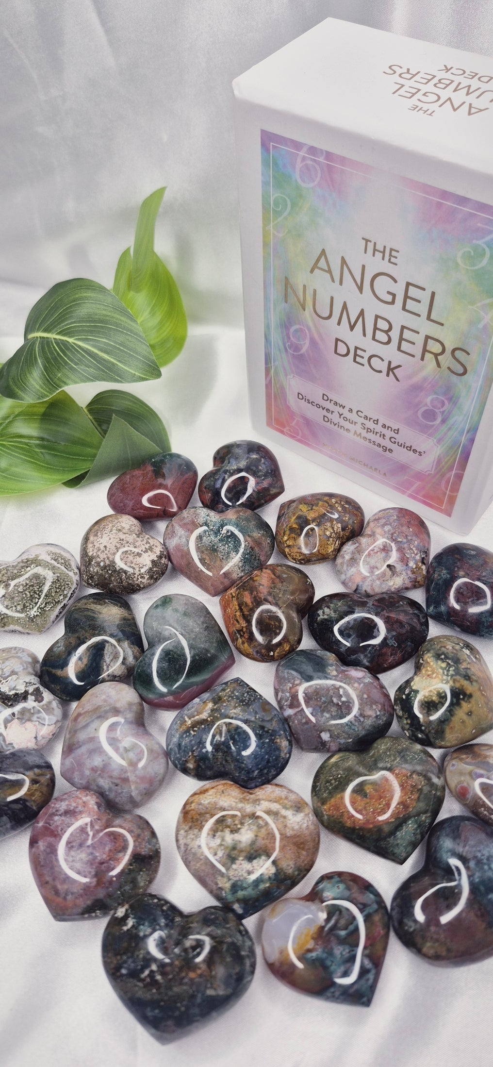 Ocean Jasper Mini Heart Carving