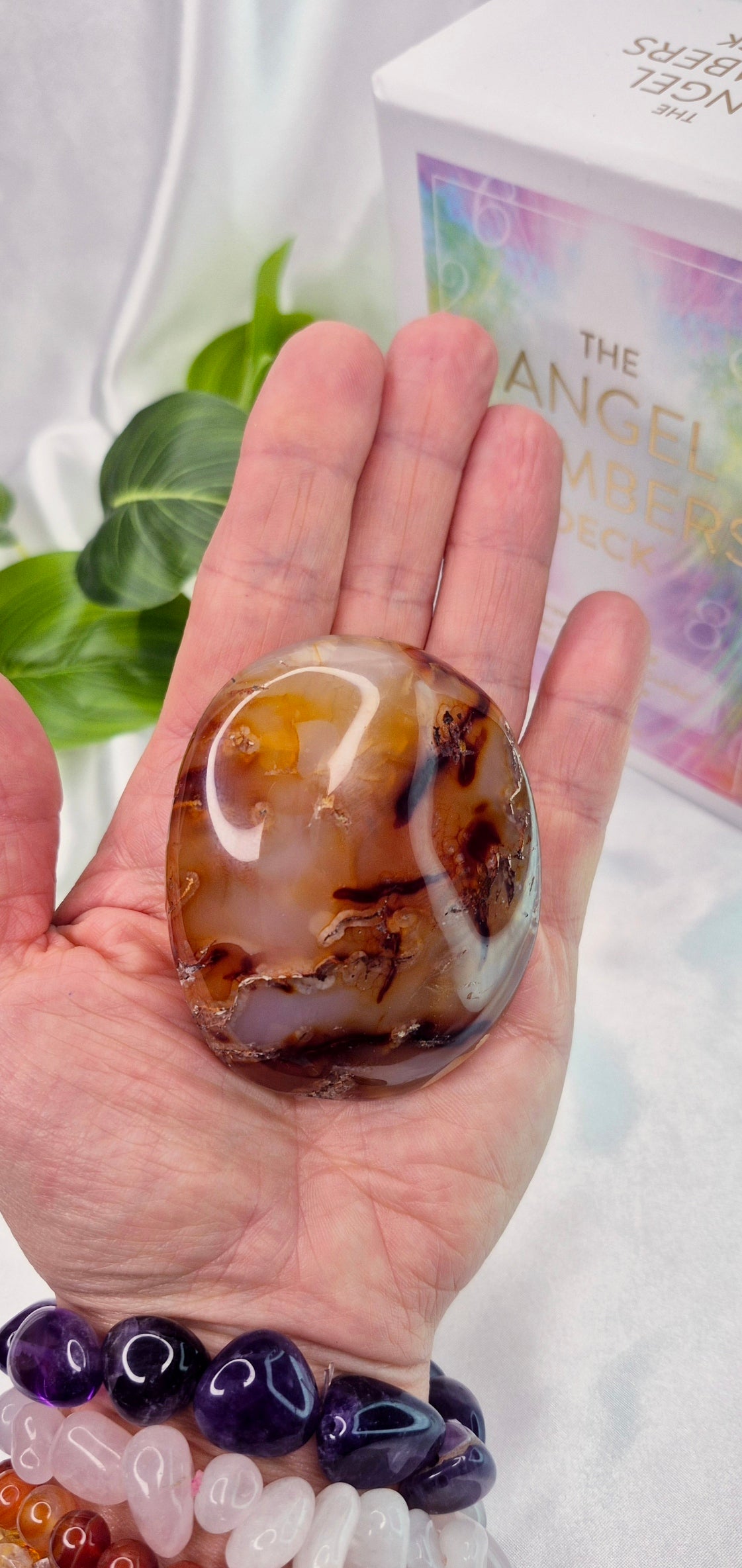 Carnelian Large Palm Stone