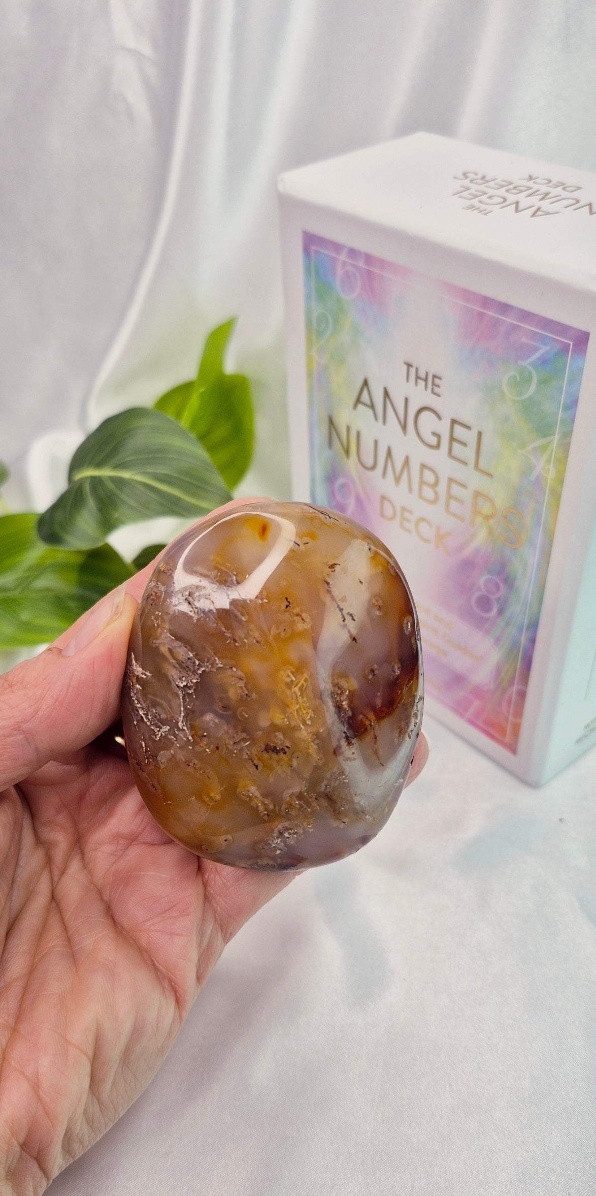 Carnelian Large Palm Stone