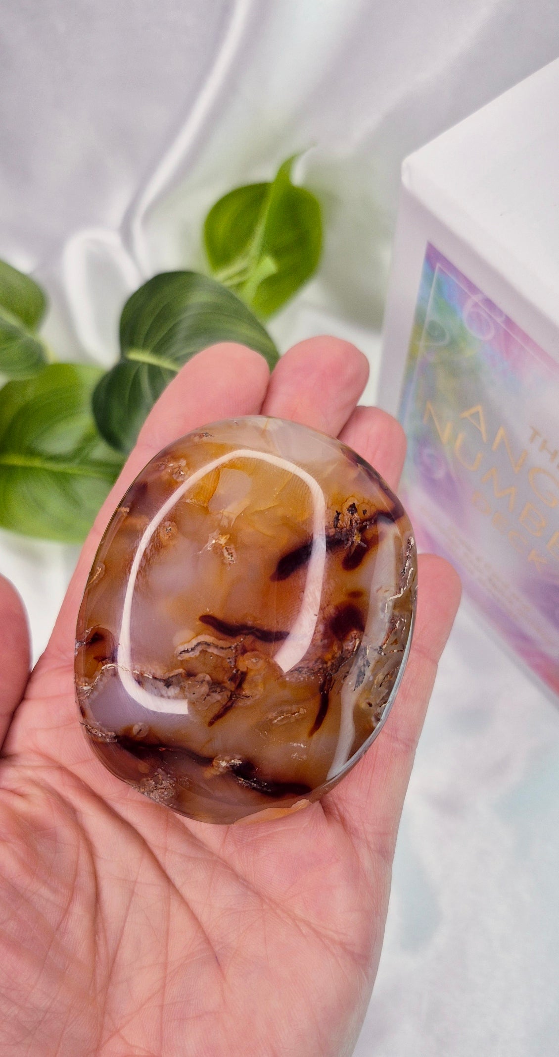 Carnelian Large Palm Stone