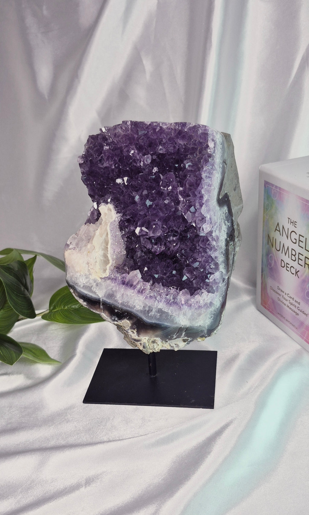 Statement Piece A Grade Amethyst Cluster on Stand