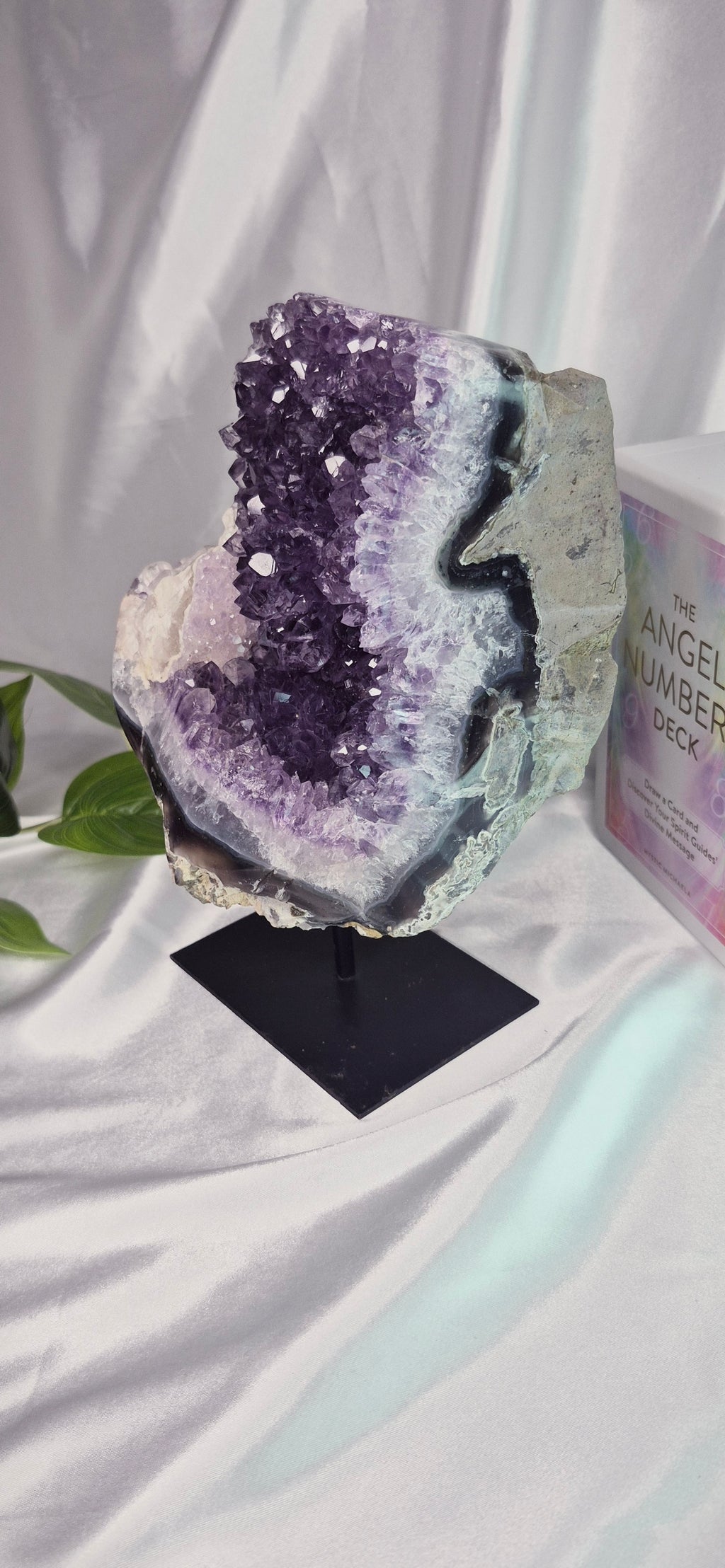 Statement Piece A Grade Amethyst Cluster on Stand