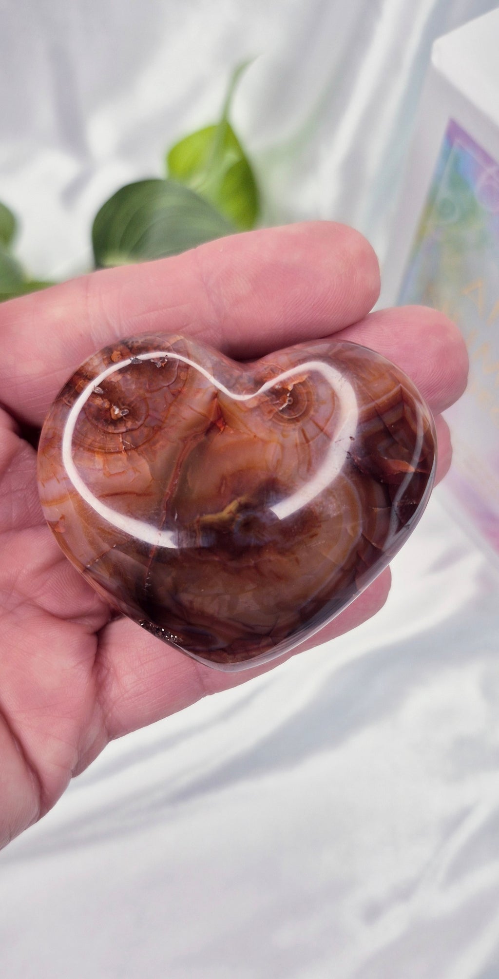 Carnelian Heart Carving