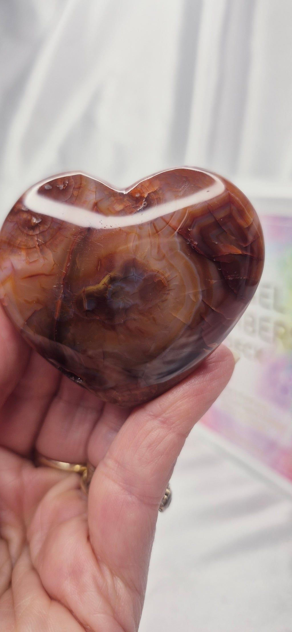 Carnelian Heart Carving