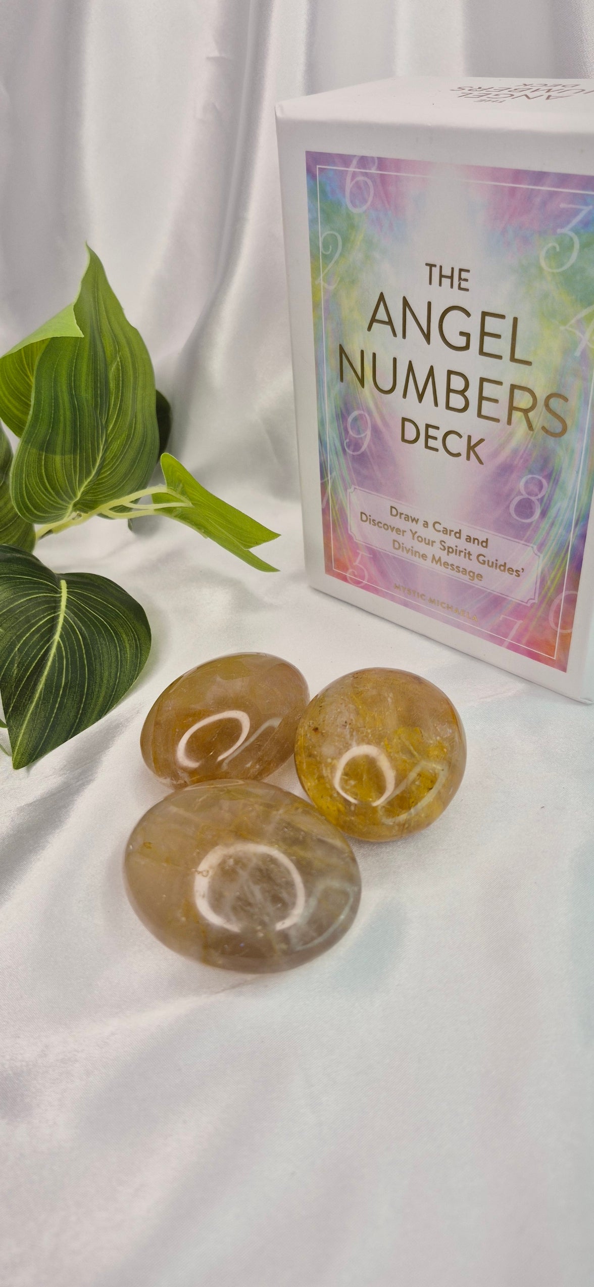 Golder Healer Palm stone Medium