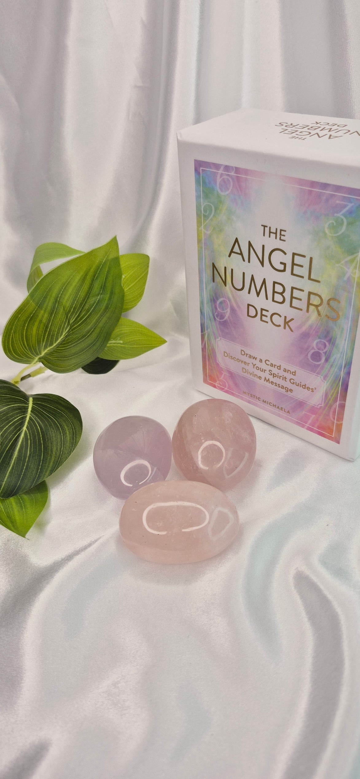 Rose Quartz Palm Stone Medium