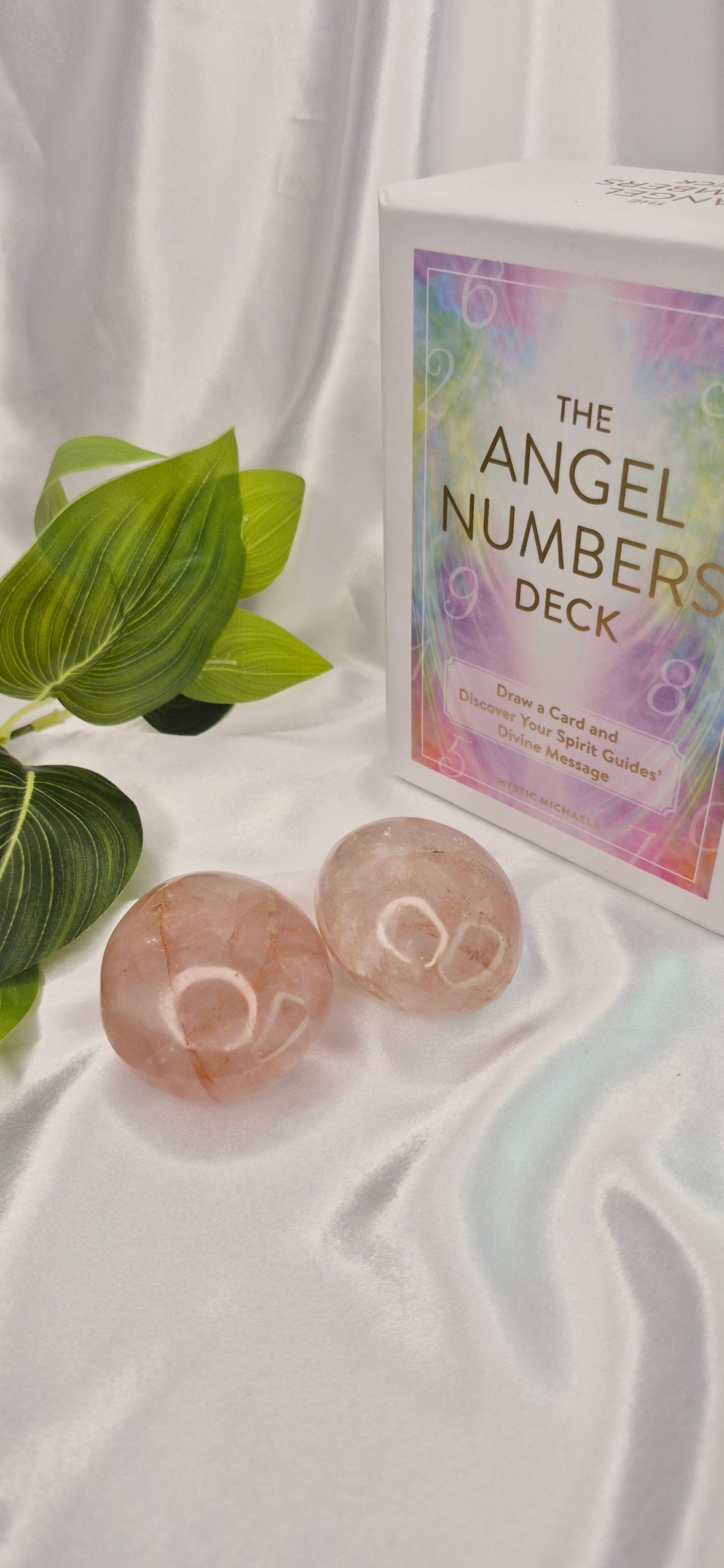 Fire Quartz Palm Stone Medium