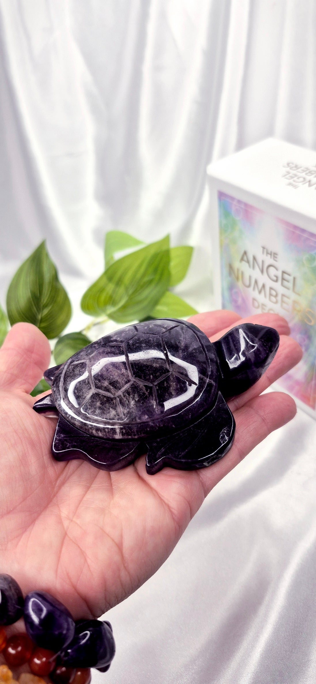 Purple Fluorite Turtle Carving (Medium)
