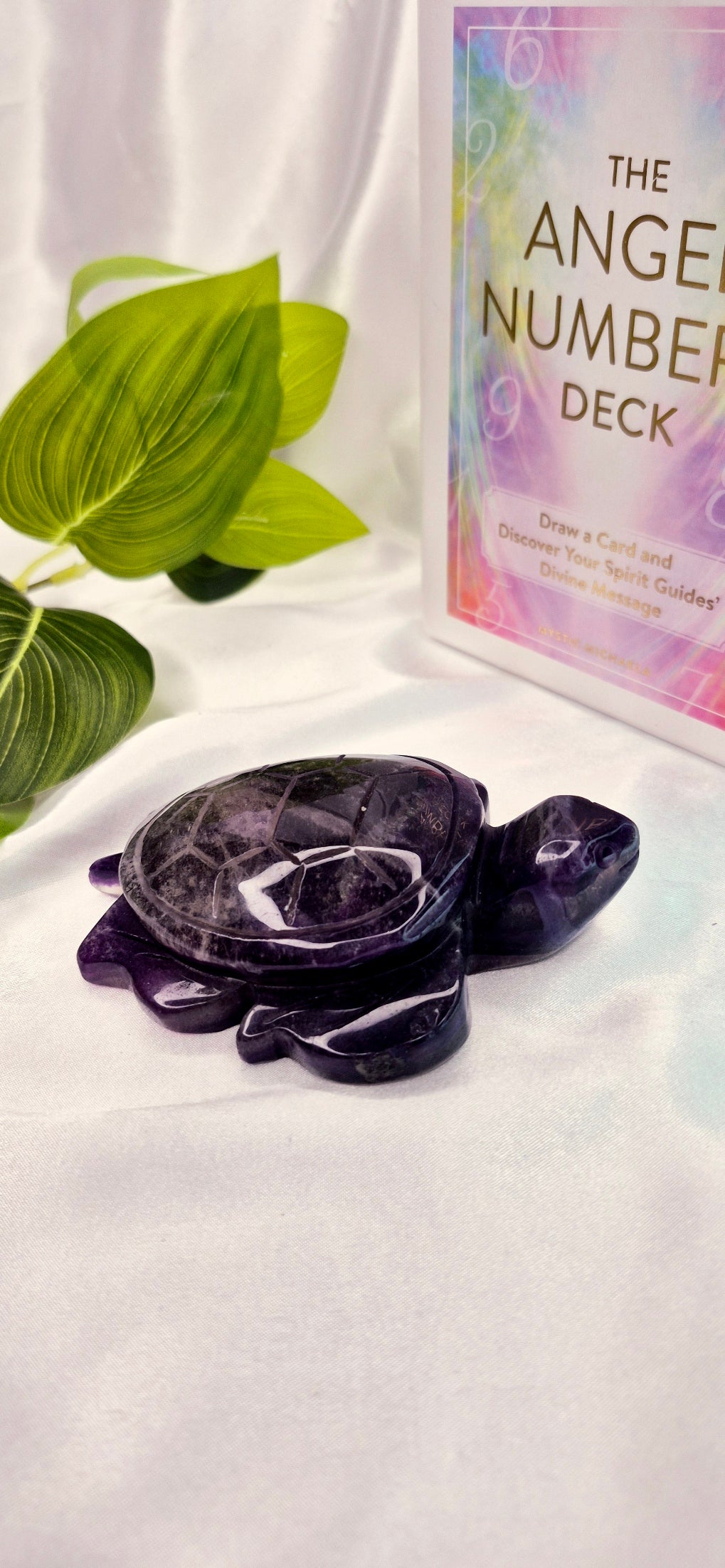 Purple Fluorite Turtle Carving (Medium)