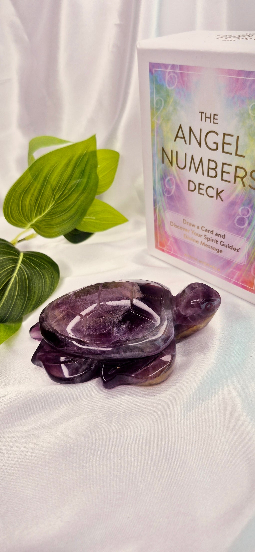 Purple Fluorite Turtle Carving (Large)