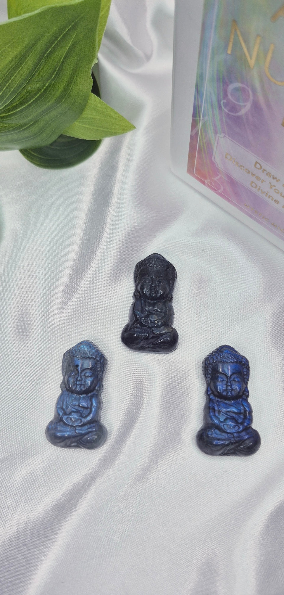 Labradorite Mini Buddha Carving
