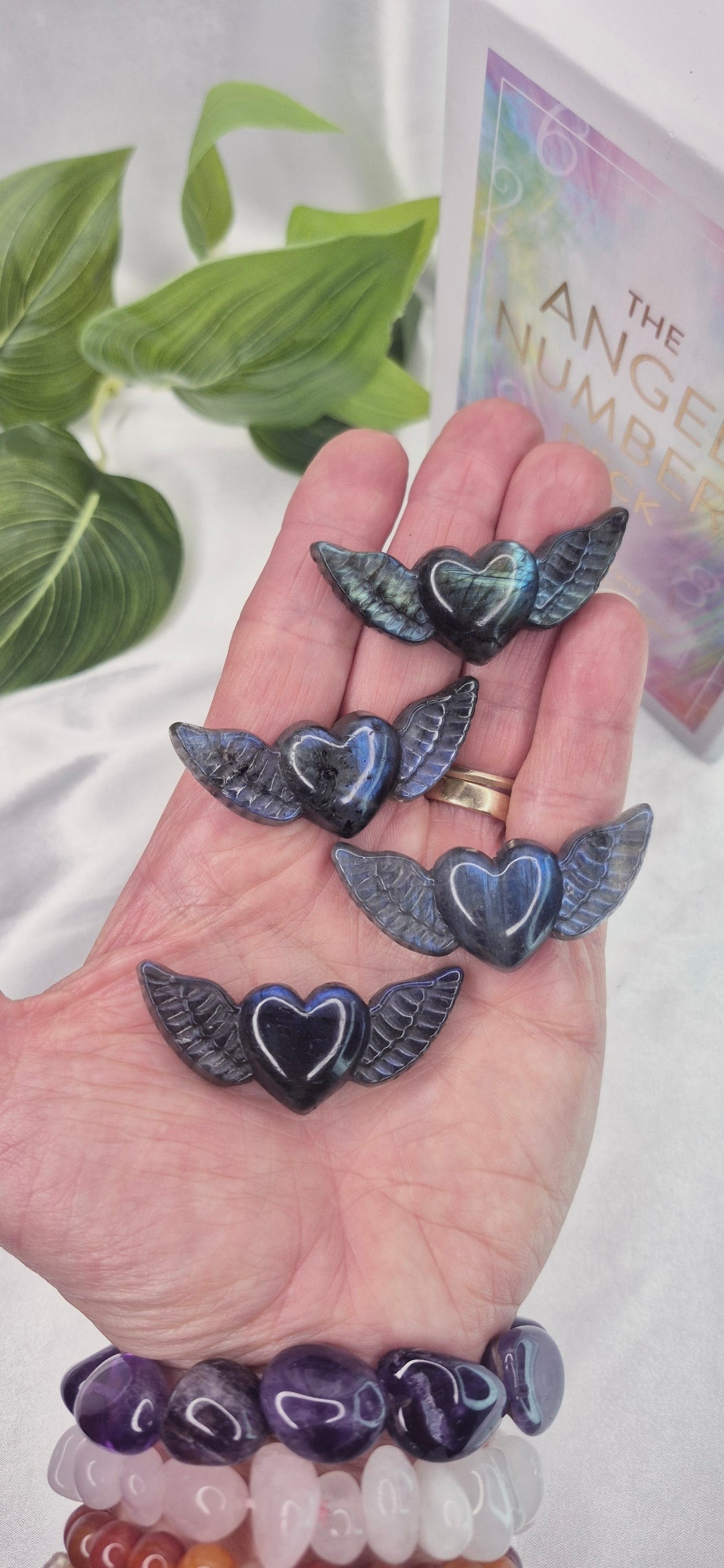 Labradorite Mini Heart/Wing Carving