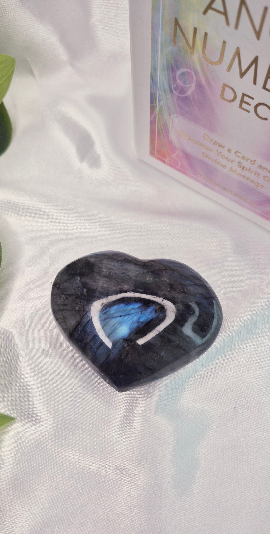 Labradorite Heart Carving #C