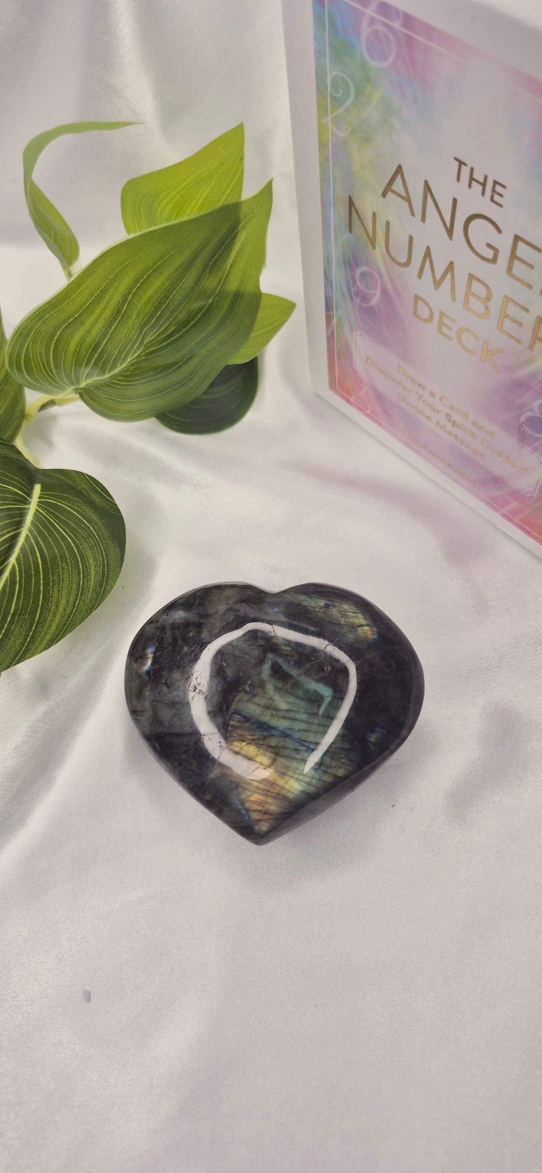 Labradorite Heart Carving #A