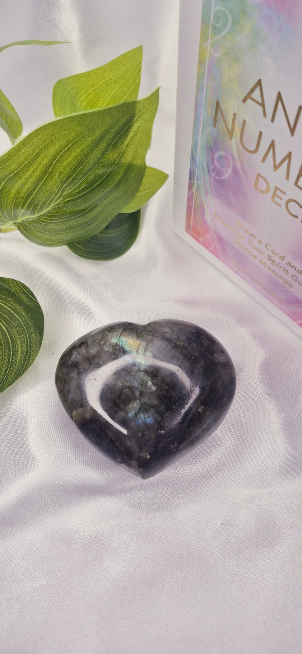 Labradorite Heart Carving #B
