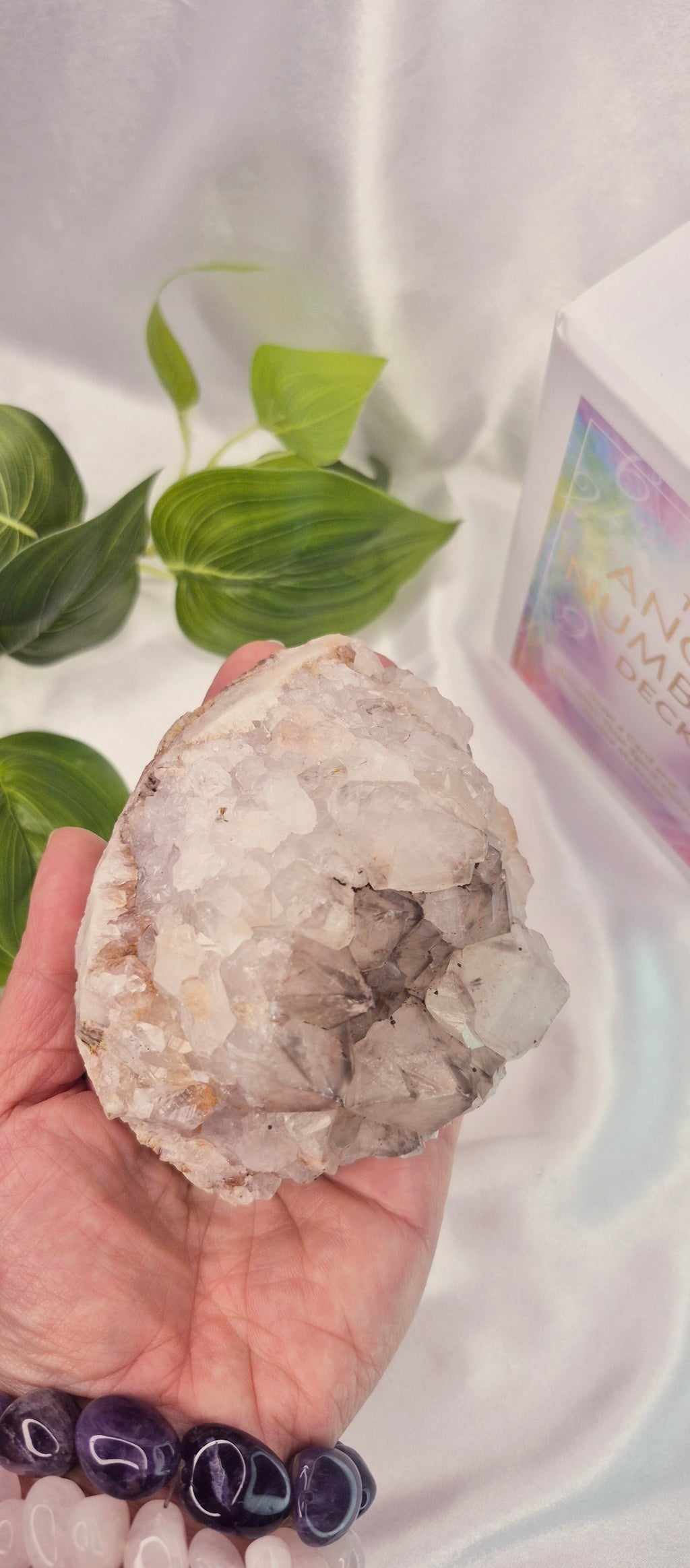 Natural Smokey Quartz Cluster Specimen