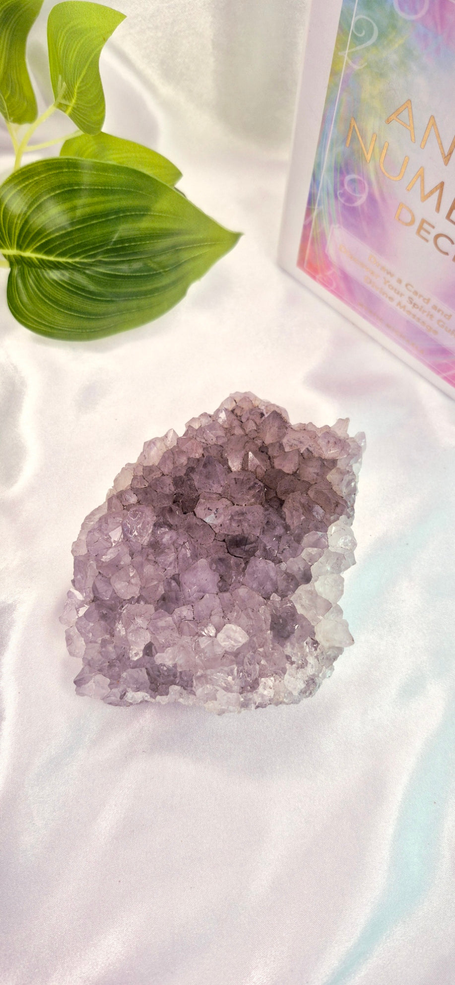 Goethite in Quartz Cluster Specimen