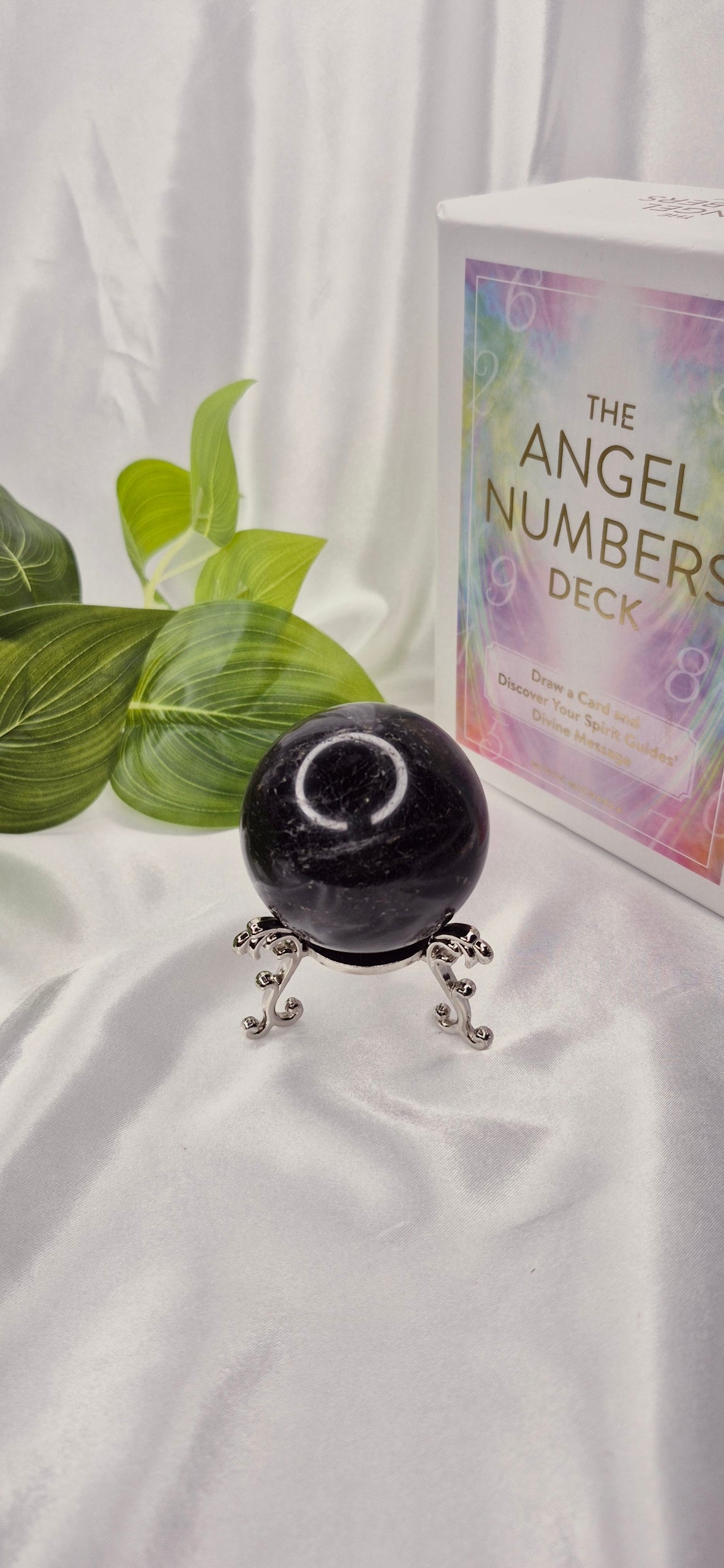 Black Tourmaline Sphere #B