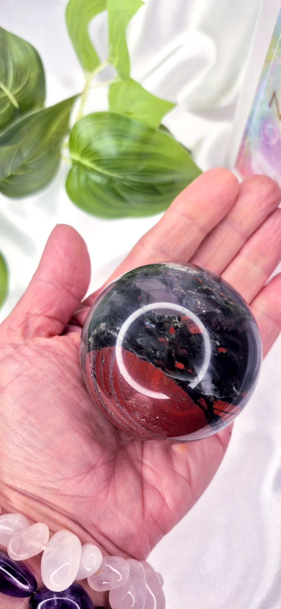 Bloodstone Sphere #A