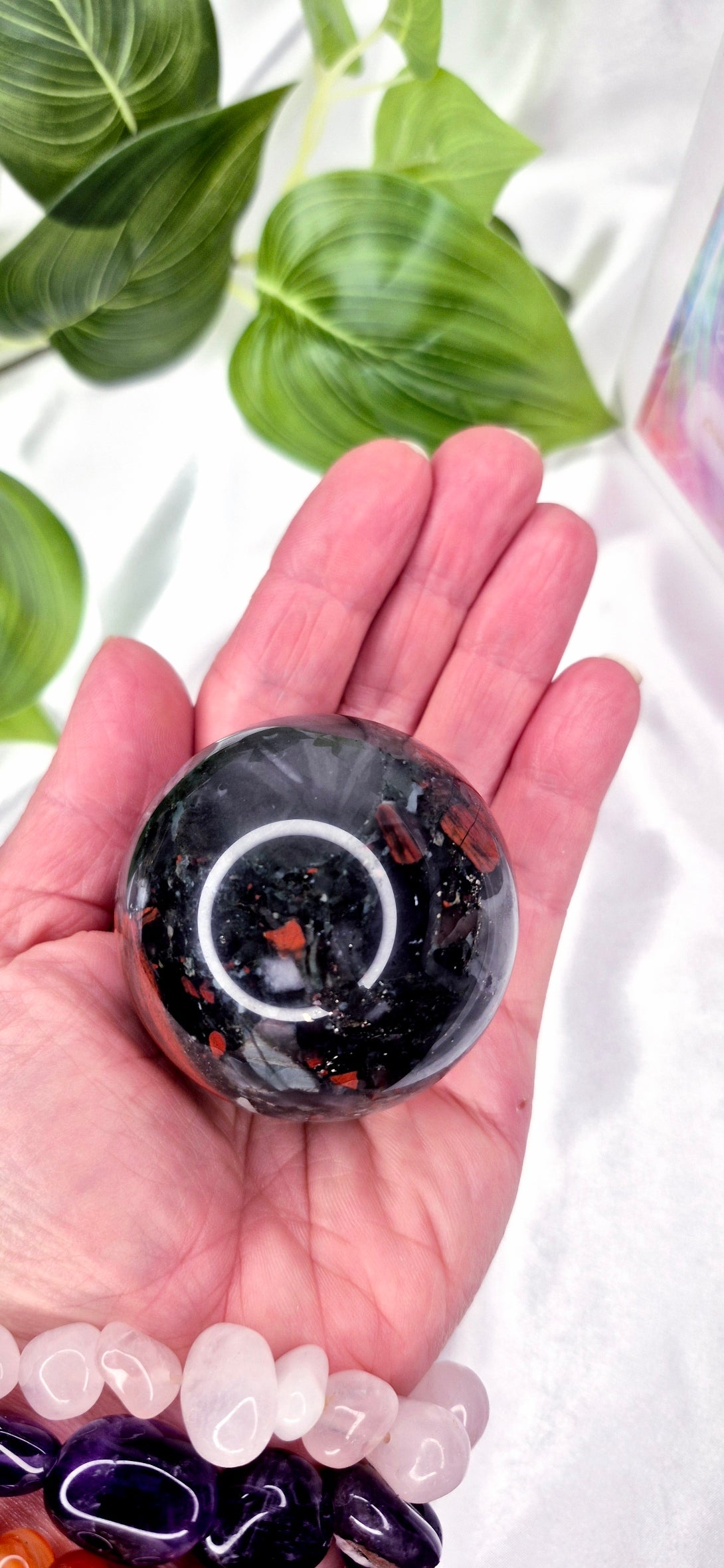 Bloodstone Sphere #B